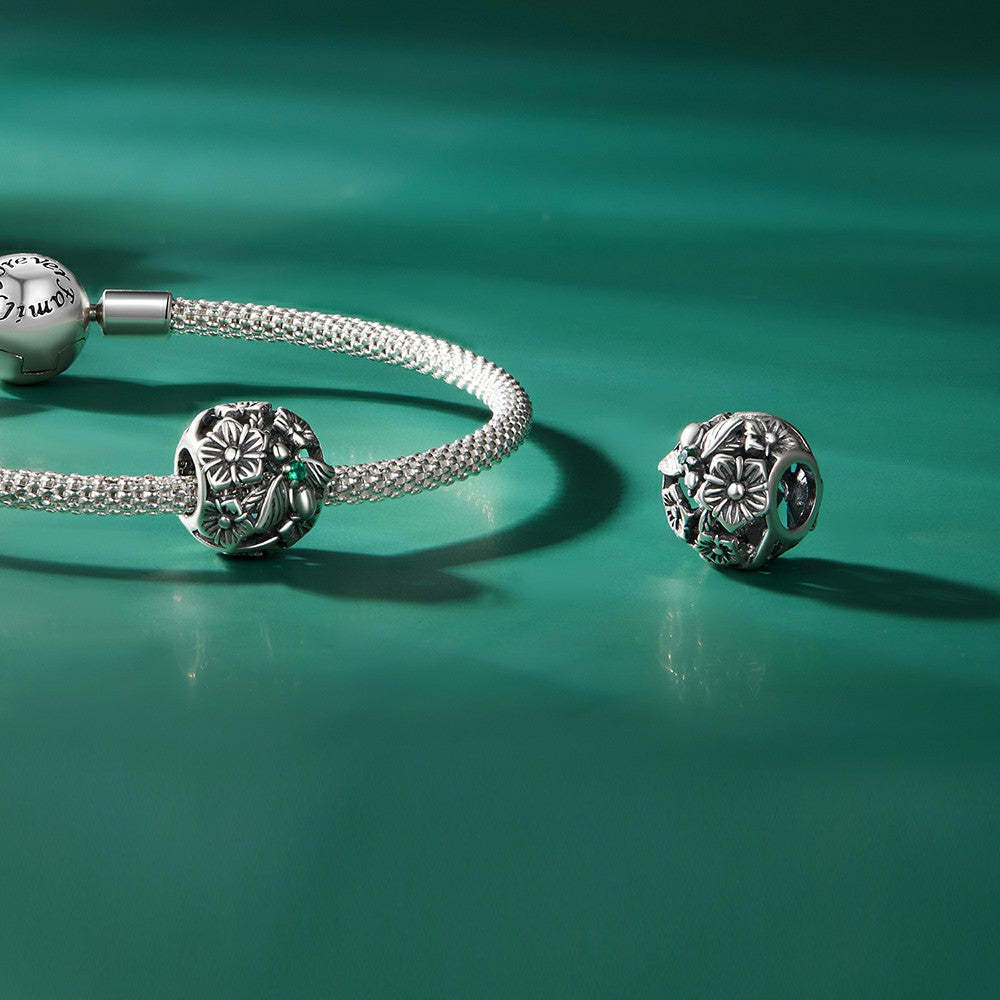 lucky bee charm 925 sterling silver xs2044