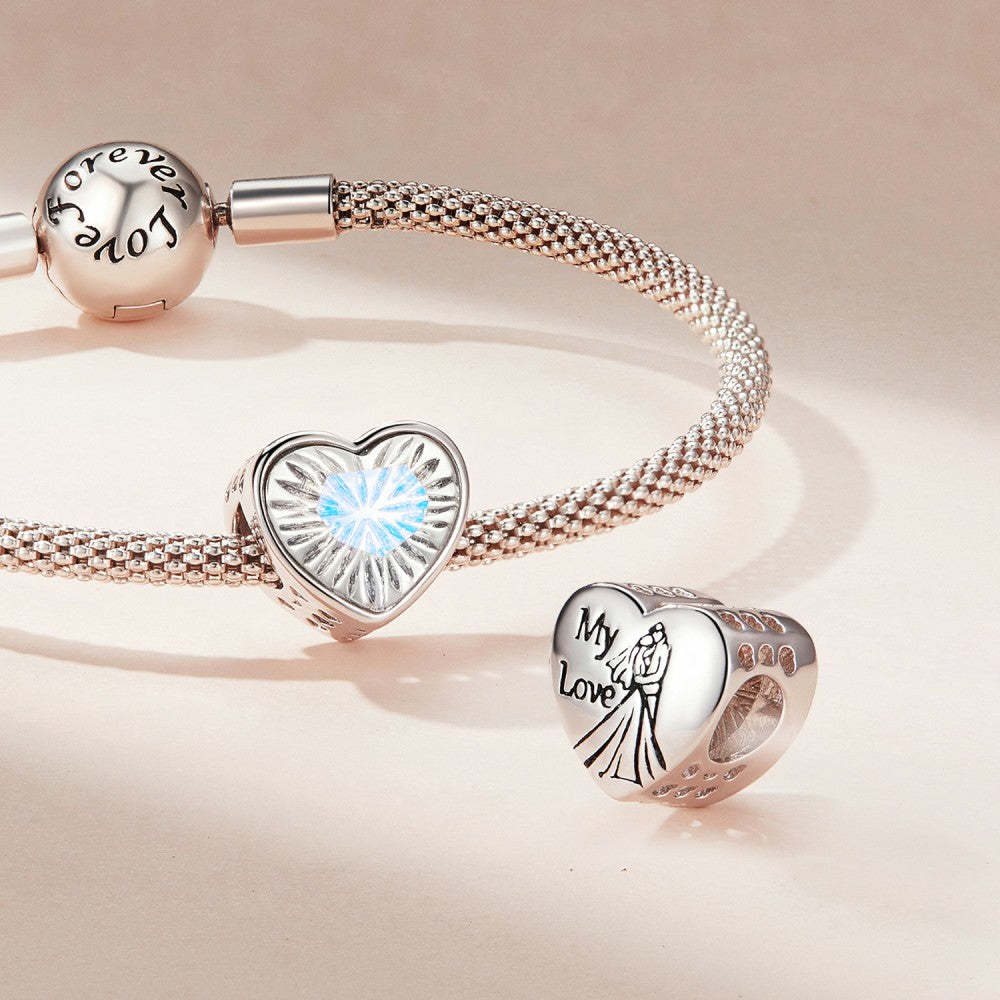 shining heart elegant charm 925 sterling silver xs2100