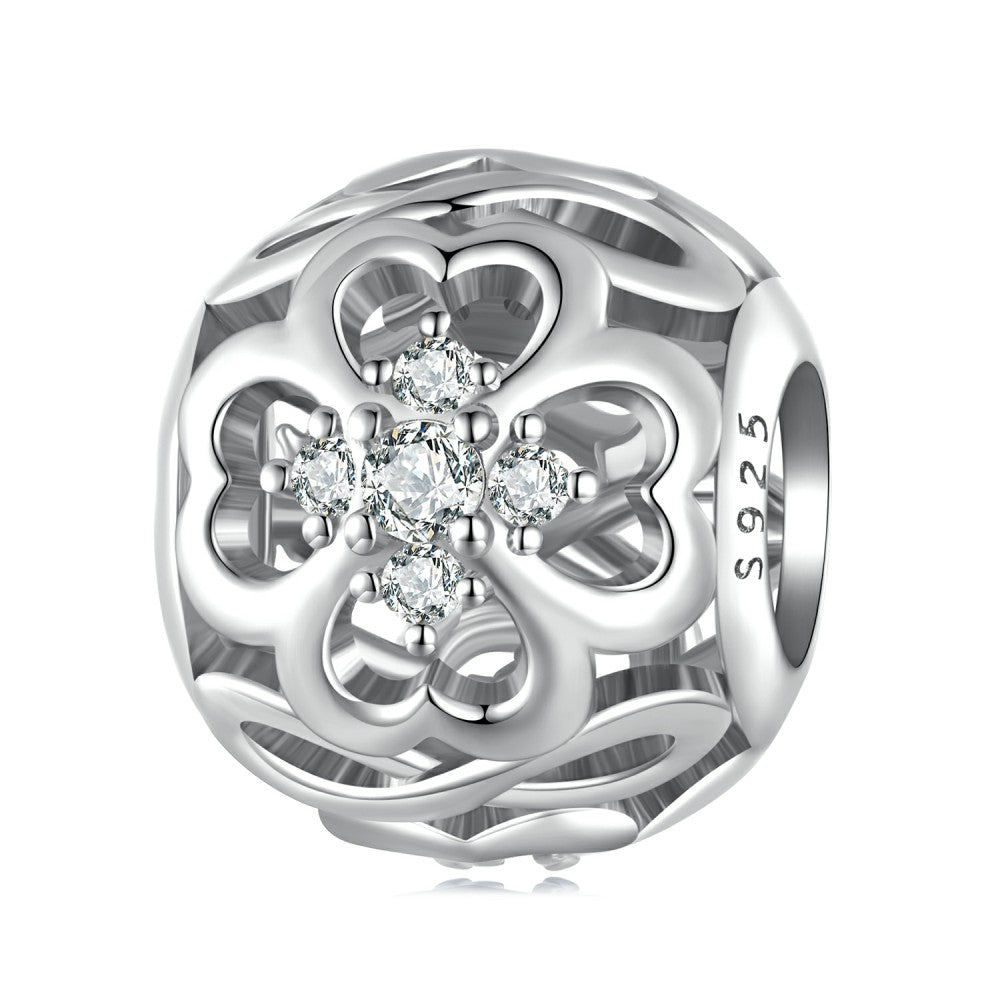 infinite heart spherical charm 925 sterling silver xs2189