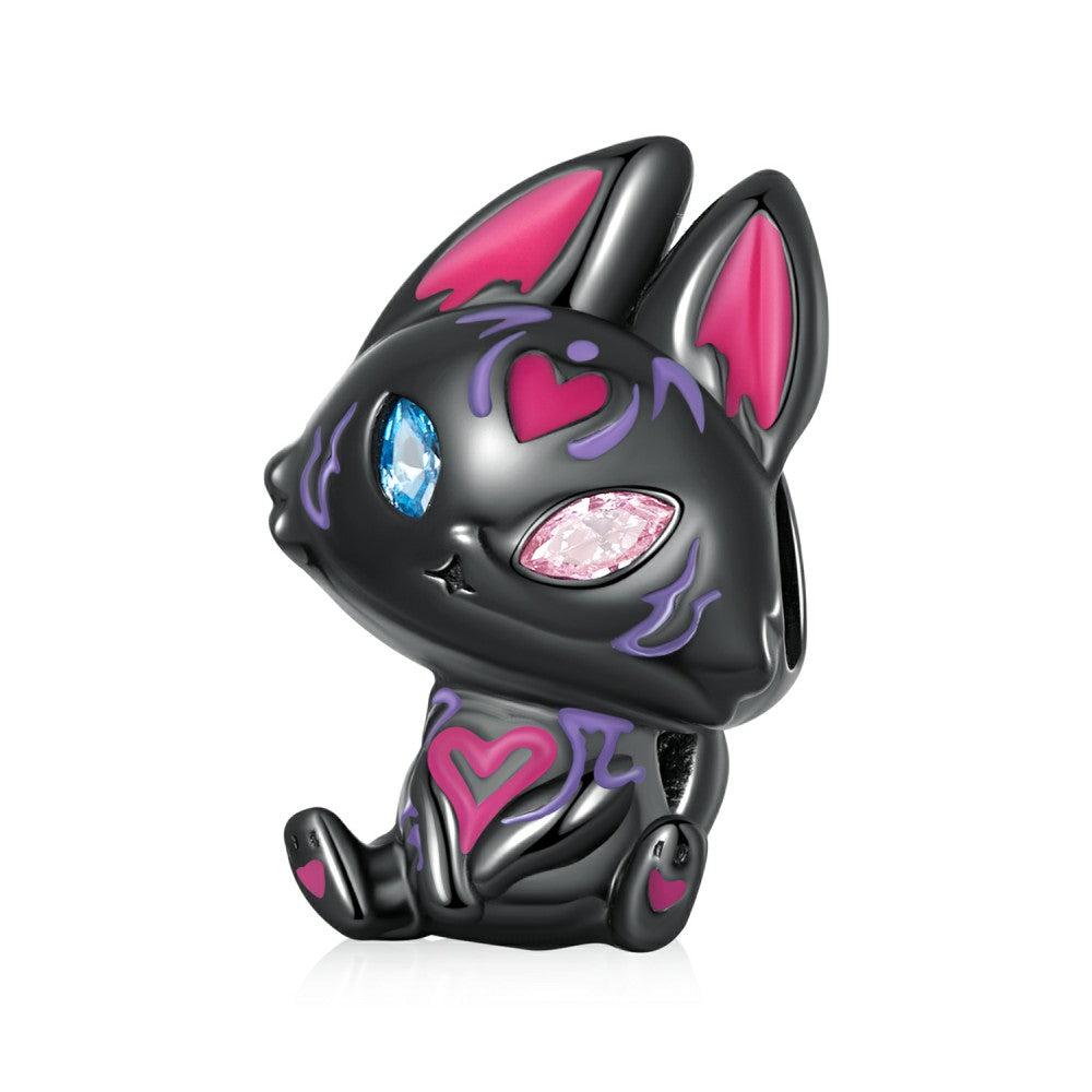 fox elf charm 925 sterling silver xs2243