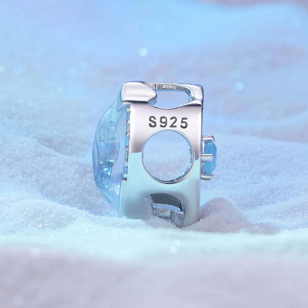 Ice and Snow Melt Charm Silver Christmas Gifts - soufeelau