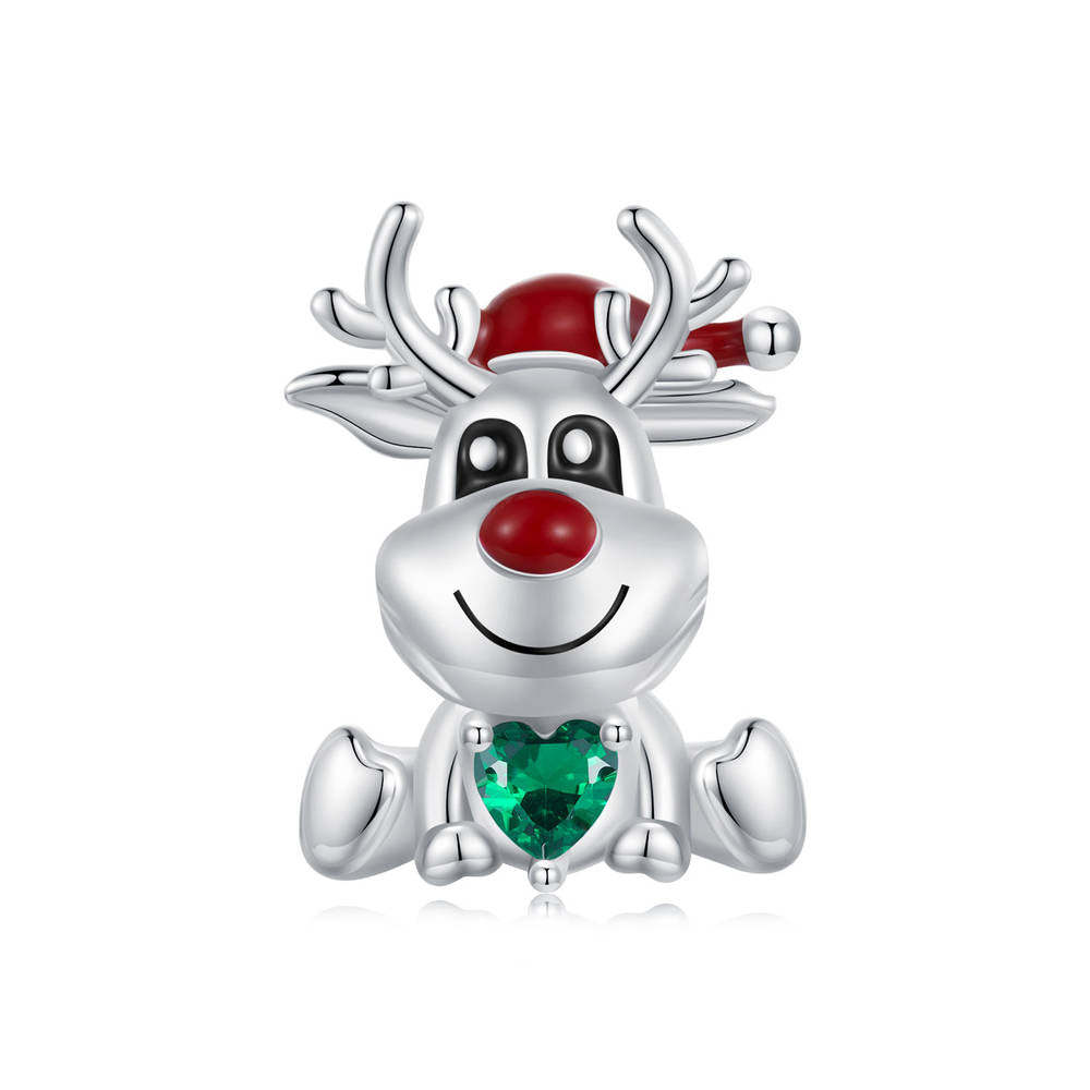 Christmas Elk Charm Silver Christmas Gifts - soufeelau