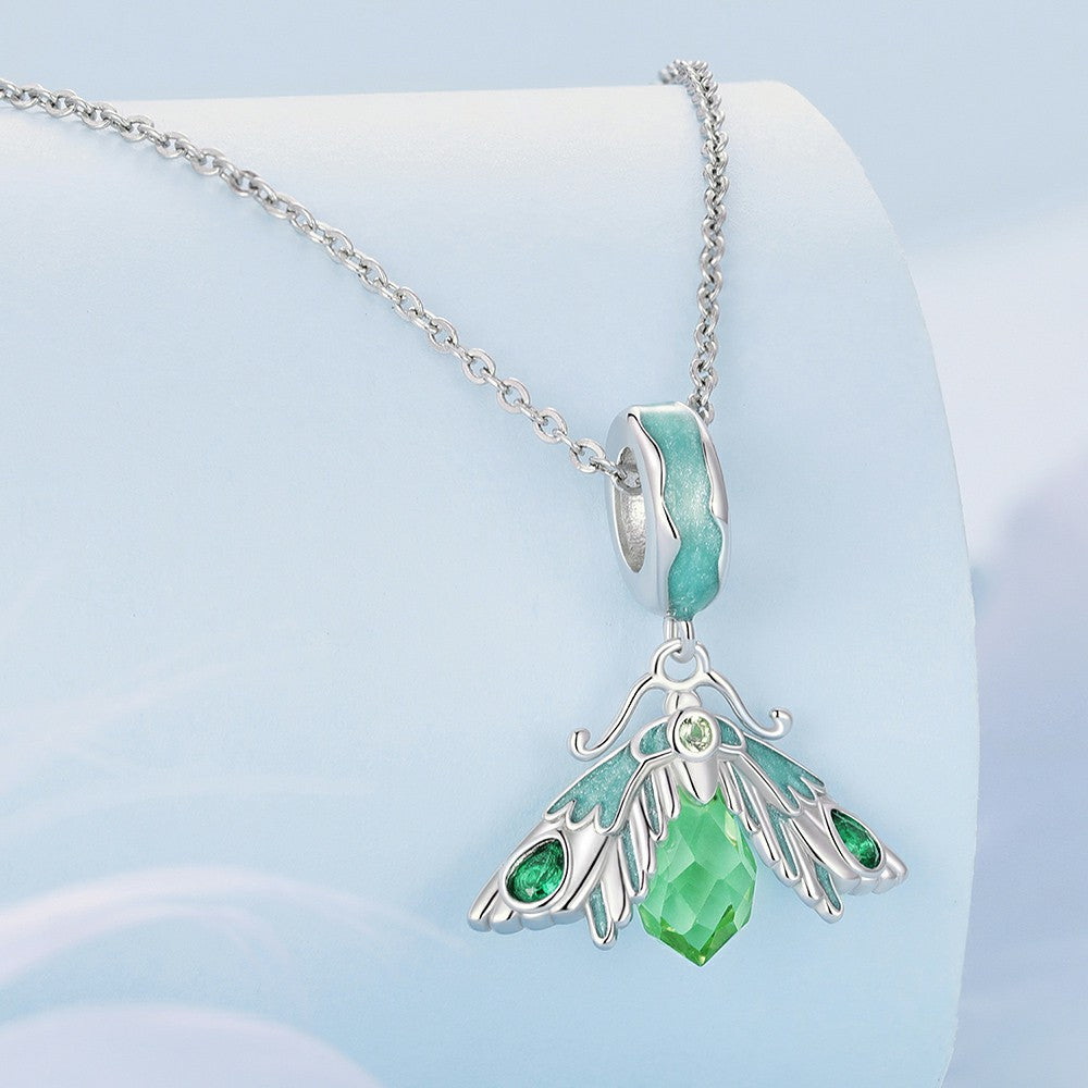 moth dangle charm 925 sterling silver yb2339