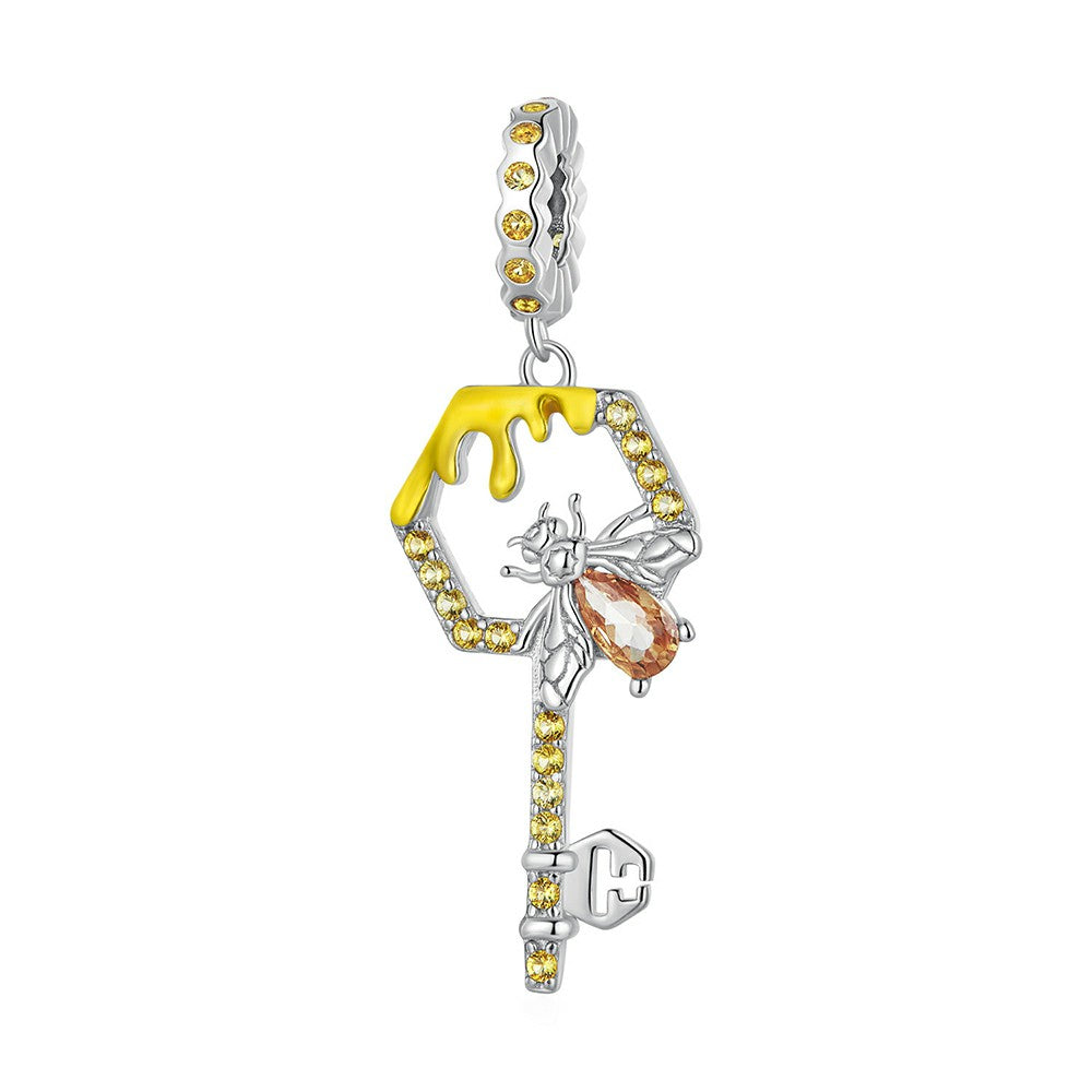 hive key dangle charm 925 sterling silver yb2349