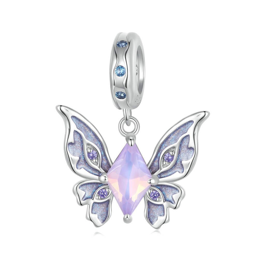 Magic Butterfly Pendant Dangle Charm Silver Christmas Gifts - soufeelau