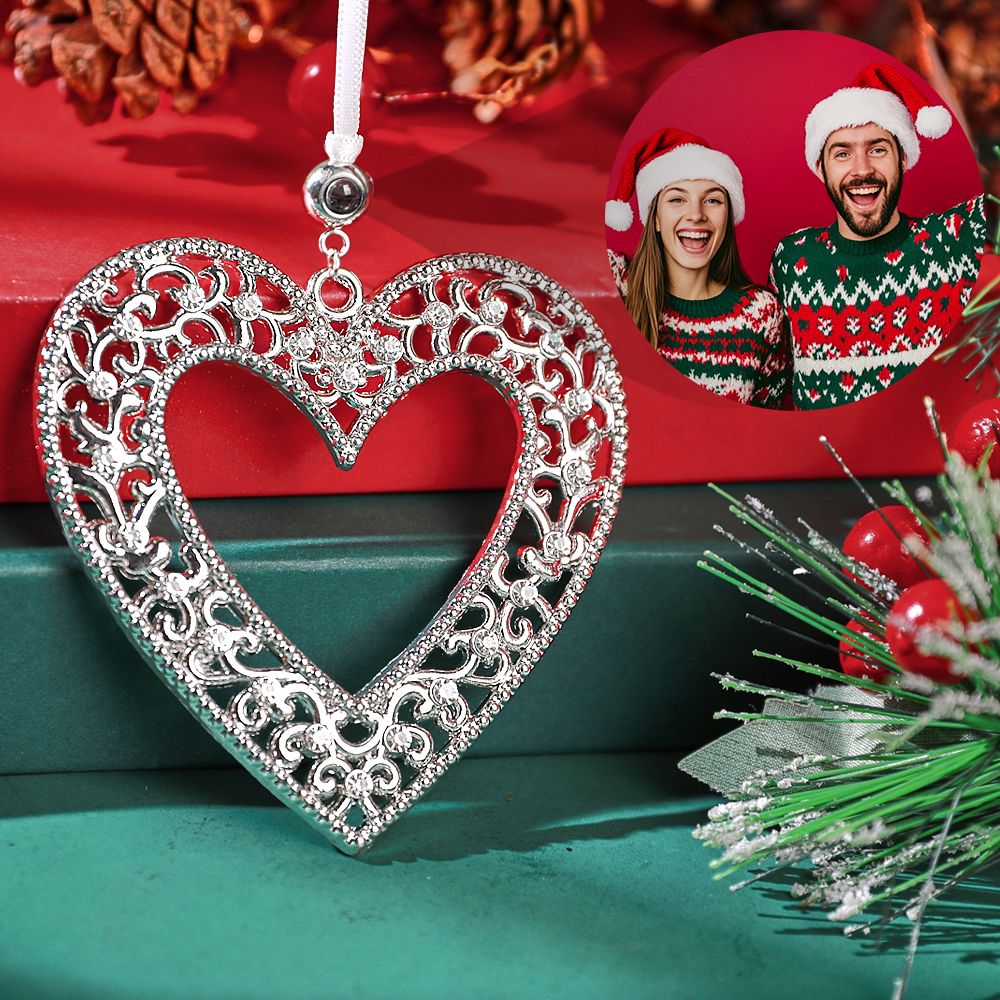 Personalized Christmas Projection Ornaments for Christmas Tree Custom Photo Ornaments Christmas Gifts For Family For Lover