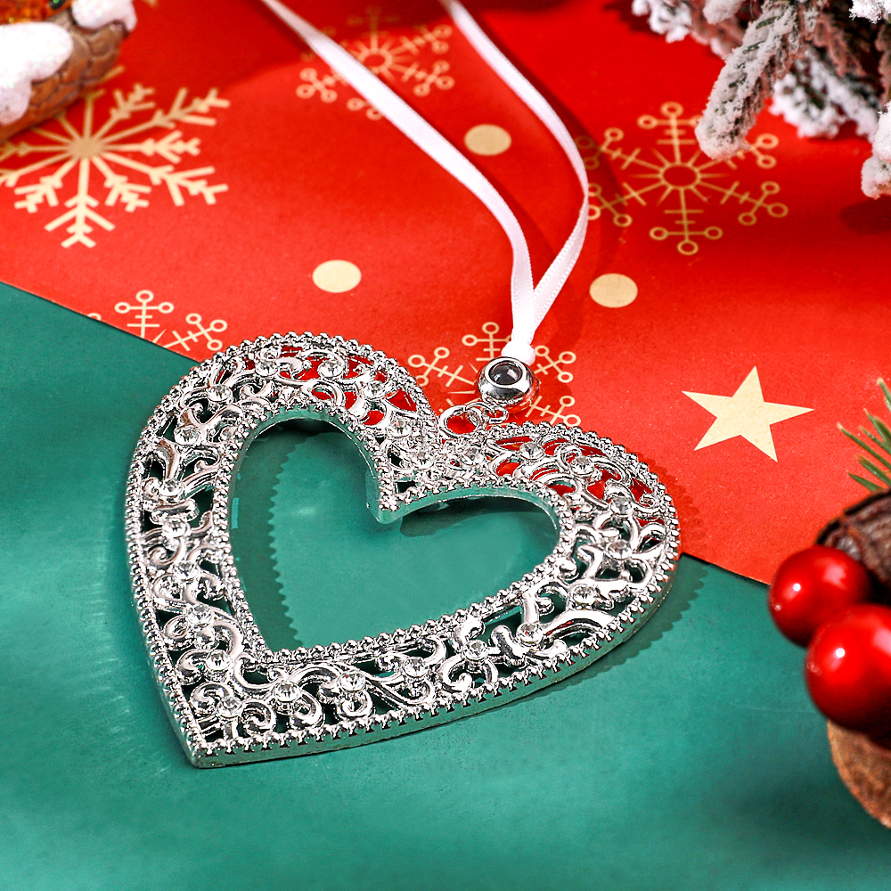 Personalized Christmas Projection Ornaments for Christmas Tree Custom Photo Ornaments Christmas Gifts For Family For Lover