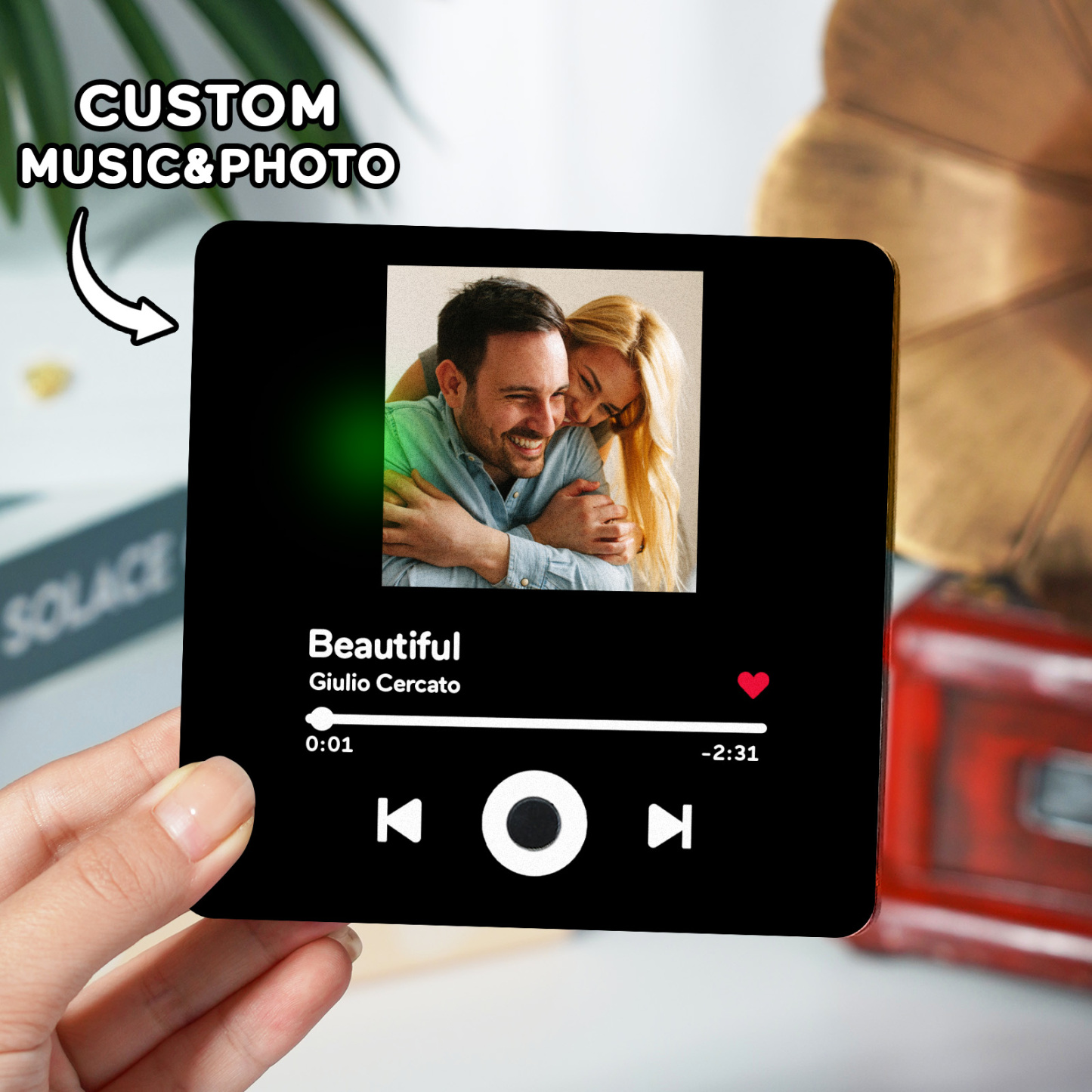 Personalized Photo Album Fridge Magnet Music Wall Photo Sticker Music Movement That Can Be Played Without Cell Phone Music Fridge Magnet Pro - soufeelau
