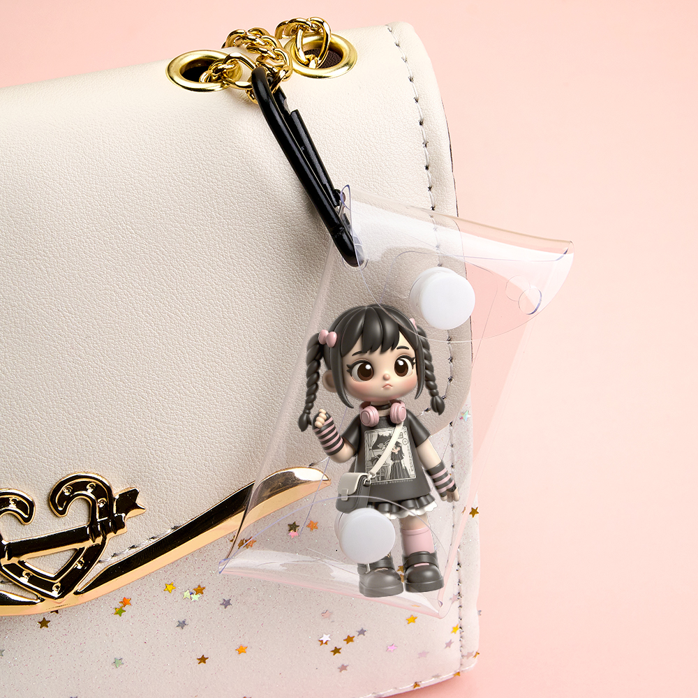 Create Your Own 3D Character Bag Charm Unique Custom Gift Made from a Real Photo - soufeelau