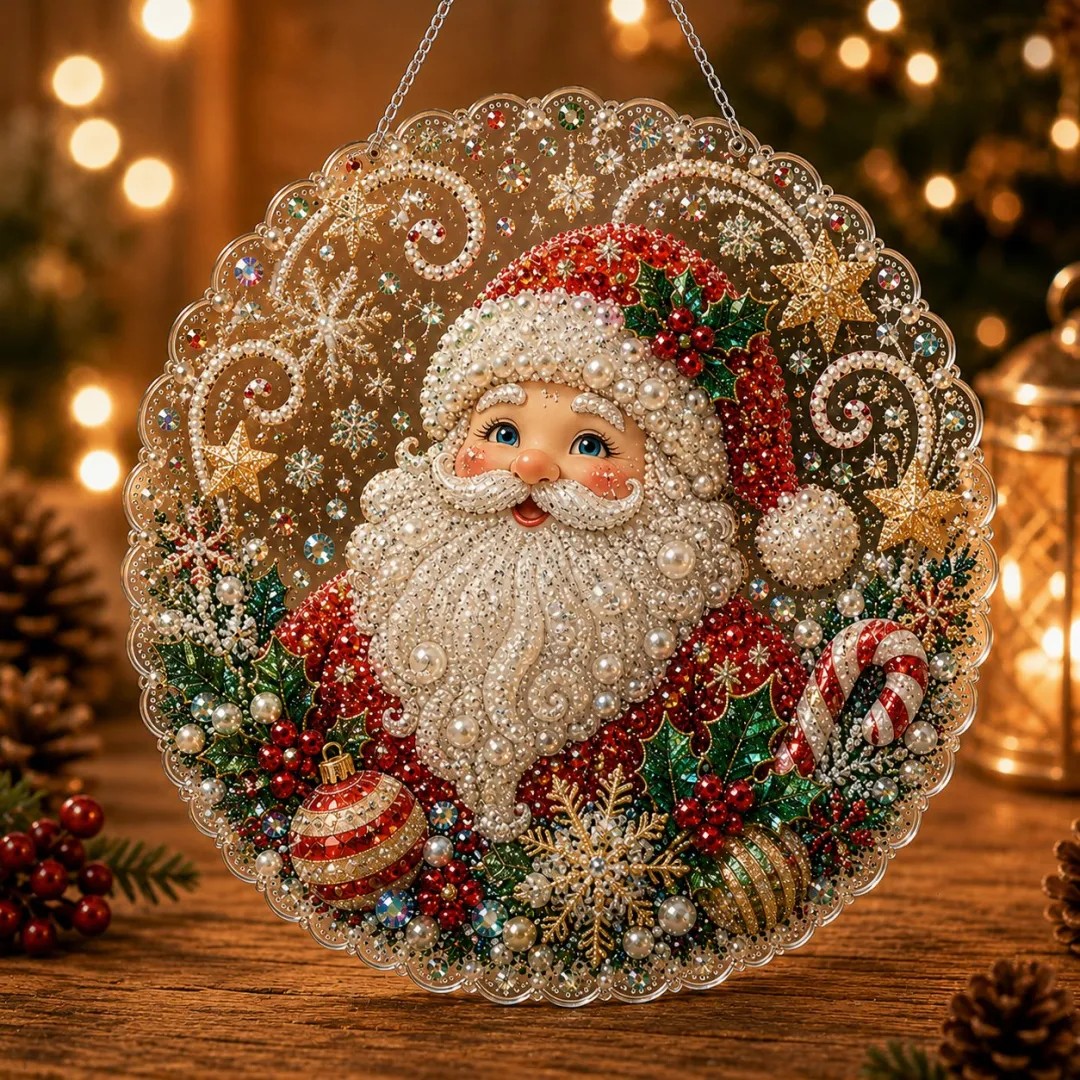 Christmas Pearl Art Hanging Ornament Kit - soufeelau