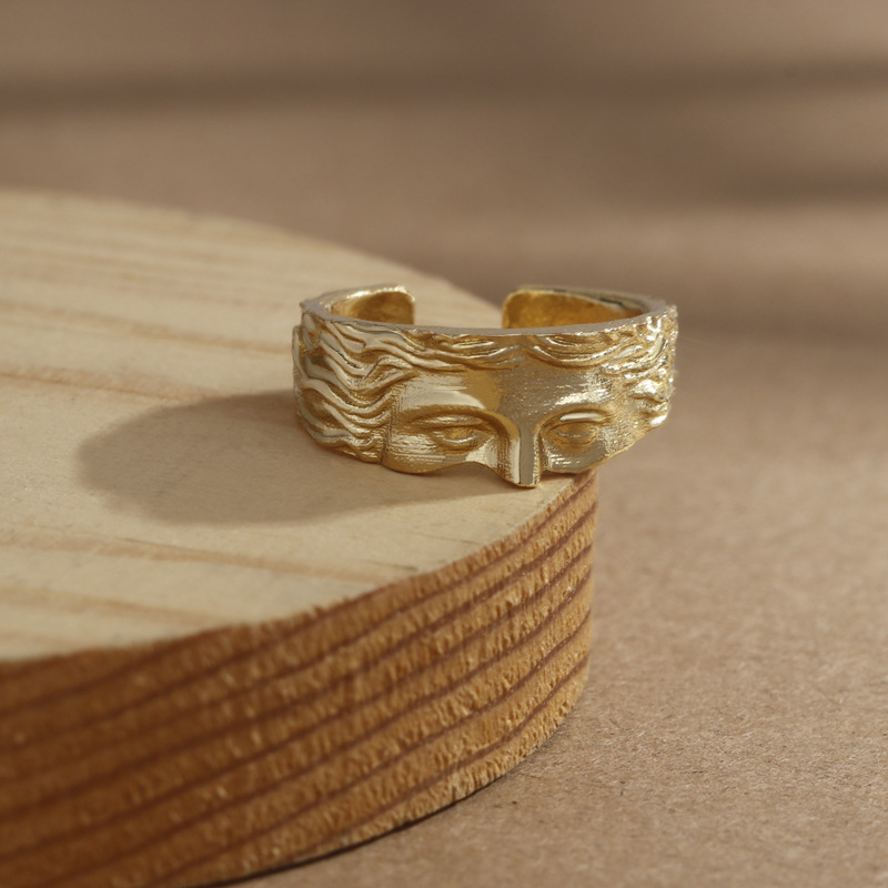 Venus Half Face Ring Gift - soufeelau