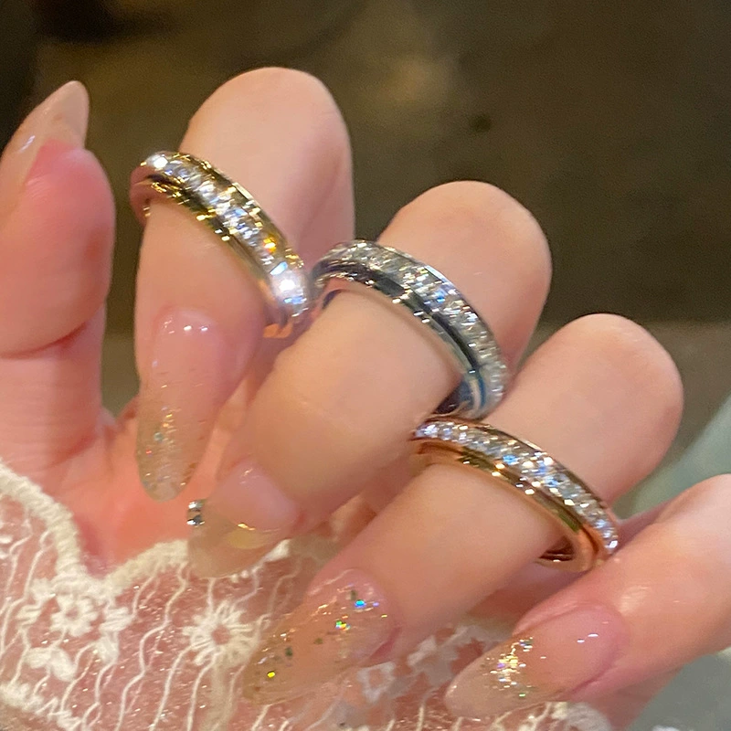 Spinning Silver Ring for Stress Relief and Everyday Elegance - soufeelau