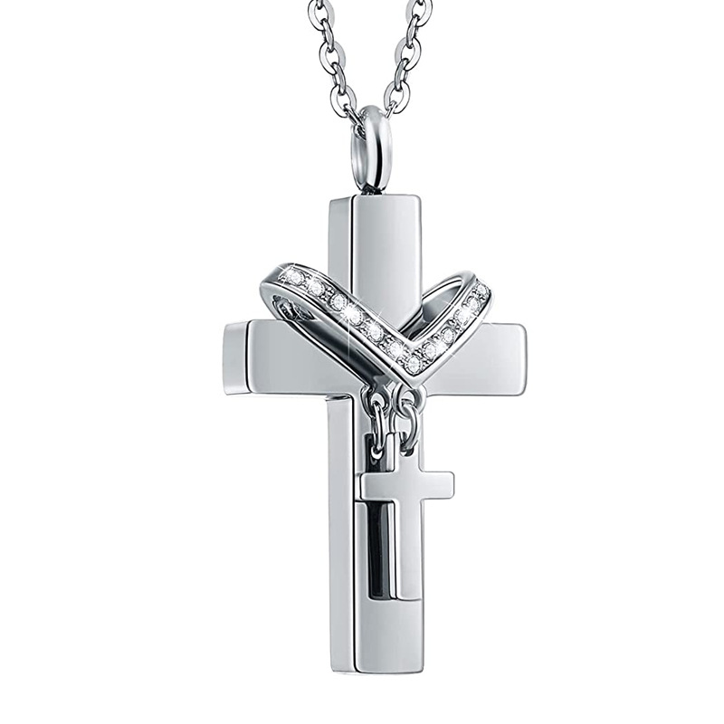 Cross Pendant For Ashes / Holy Water - soufeelau