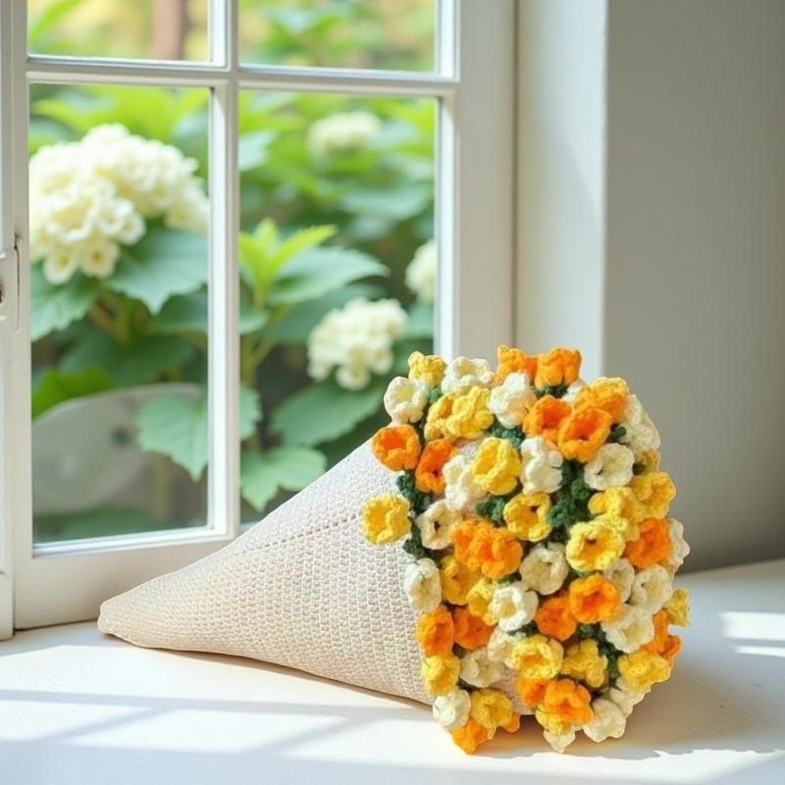 Hand-woven Rose Blanket DIY Kit & Ready-Made Gift for Mother's Day Valentine's Day - soufeelau