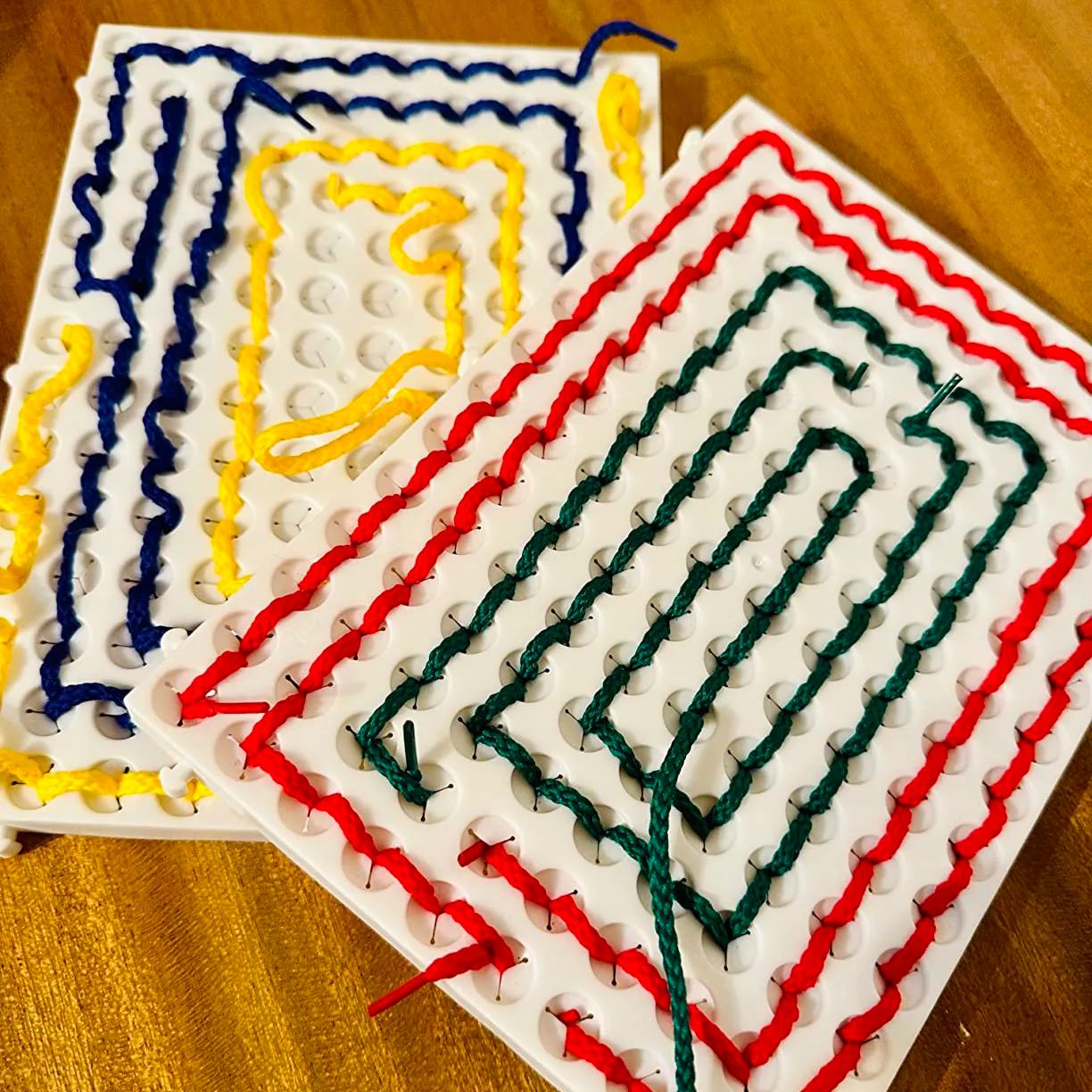 Sensory Threading Board Calm Down Threading Boards Toy Gift For Kids - soufeelau