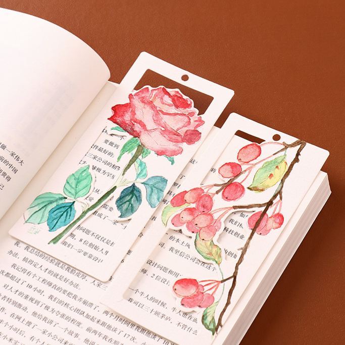 10 Sheets Watercolor Workbook Bookmarks with Free Paint Set Say Goodbye to Anxiety Awaken Your Artistic Talent - soufeelau