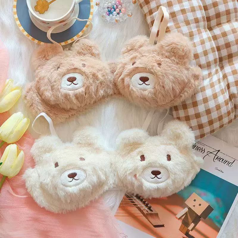 Lingerie Set Winter Plush Bear Comfortable Cute Bra Set - soufeelau