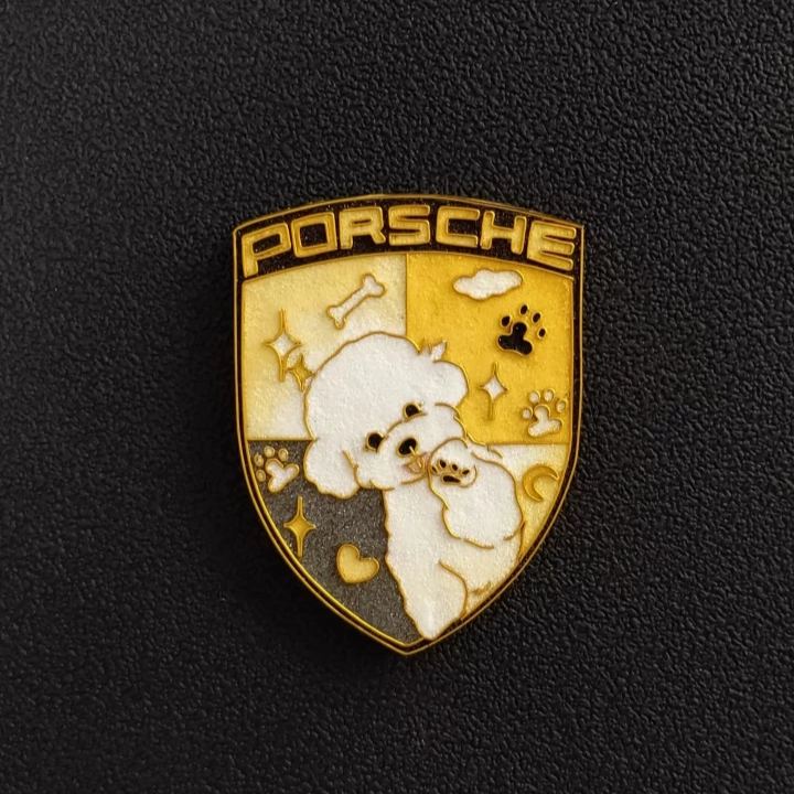 Custom Car Badge Emblem Replacement Personalized for Various Car Models Bespoke Pet Photo Metallic Decoration Accessory - soufeelau
