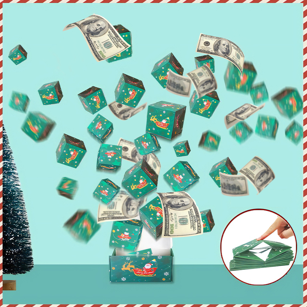 Surprise Gift Box Explosion Newly Merry Christmas Surprise Gift Box Pop-Up Explosion Gift Box Exploding Pop Up Boxes for Gifts (10, 12, 16, 20 Box Set) For Family - soufeelau