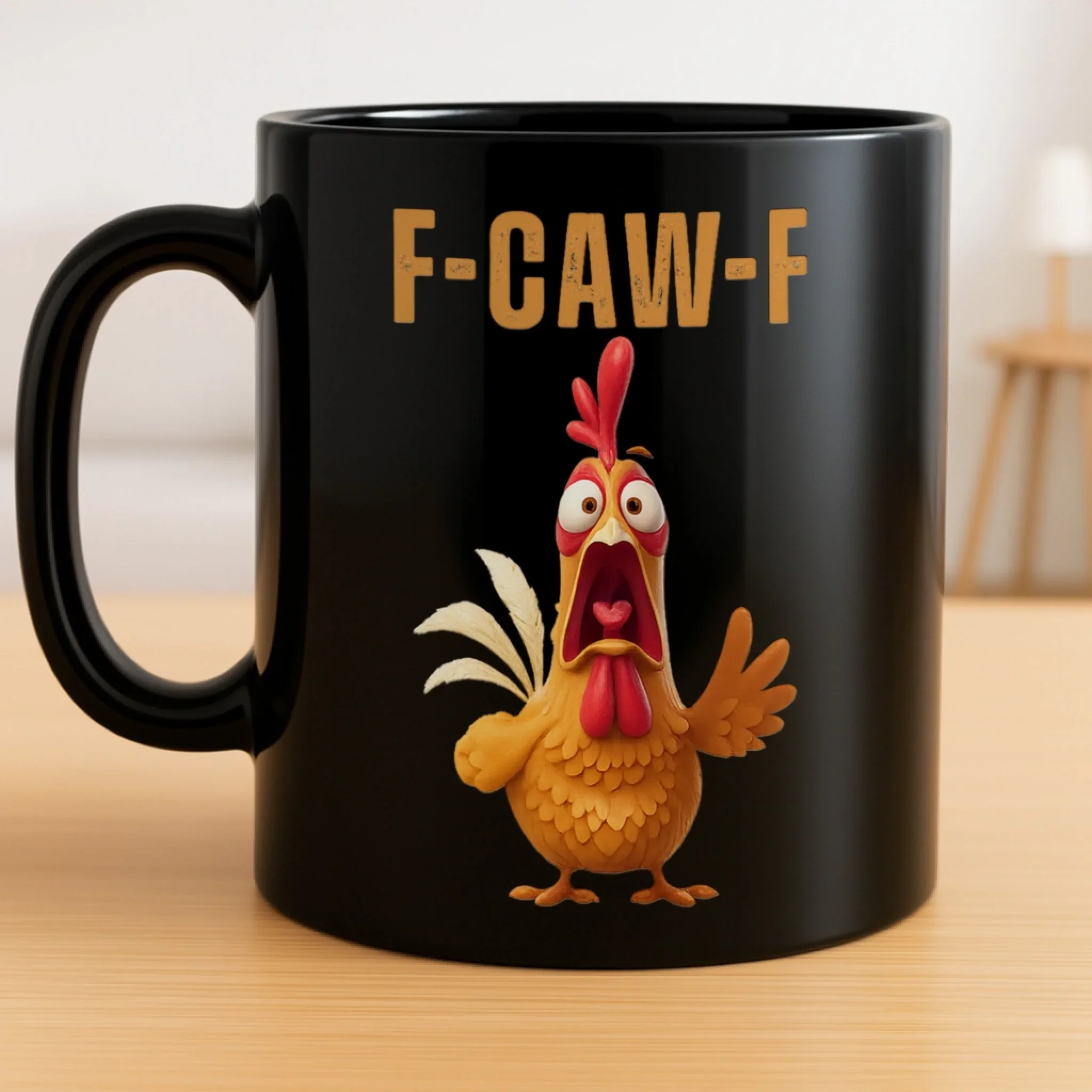 Custom Mug - Personalized Funny Gifts For Best Friends, Family, Coworker, Work Bestie - My Resting Squawk Face - soufeelau