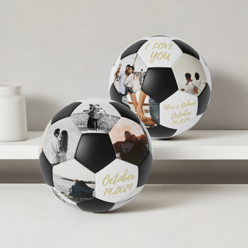 Personalized Custom Gift Soccer Ball Birthday Presents for Soccer Fans, Soccer Match Souvenir Gift Room Decoration - soufeelau