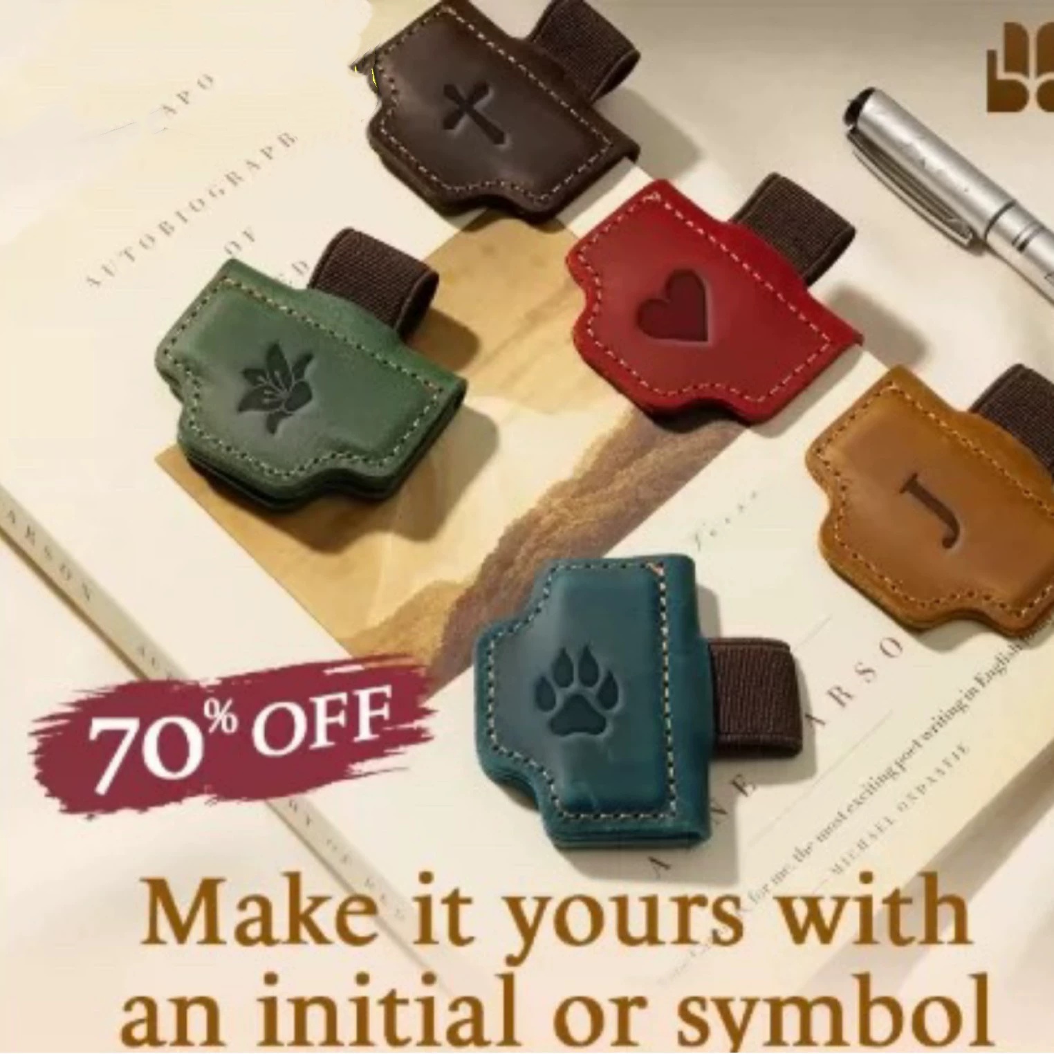 Custom Letter Magnetic Bookmarks Retro Style Best Student Gift Christmas Gifts - soufeelau