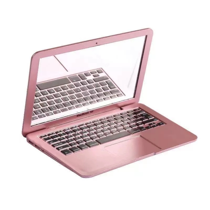 Mini Laptop Compact Mirror Creative Foldable Makeup Mirror Cute Gift for Girls and Friends - soufeelau
