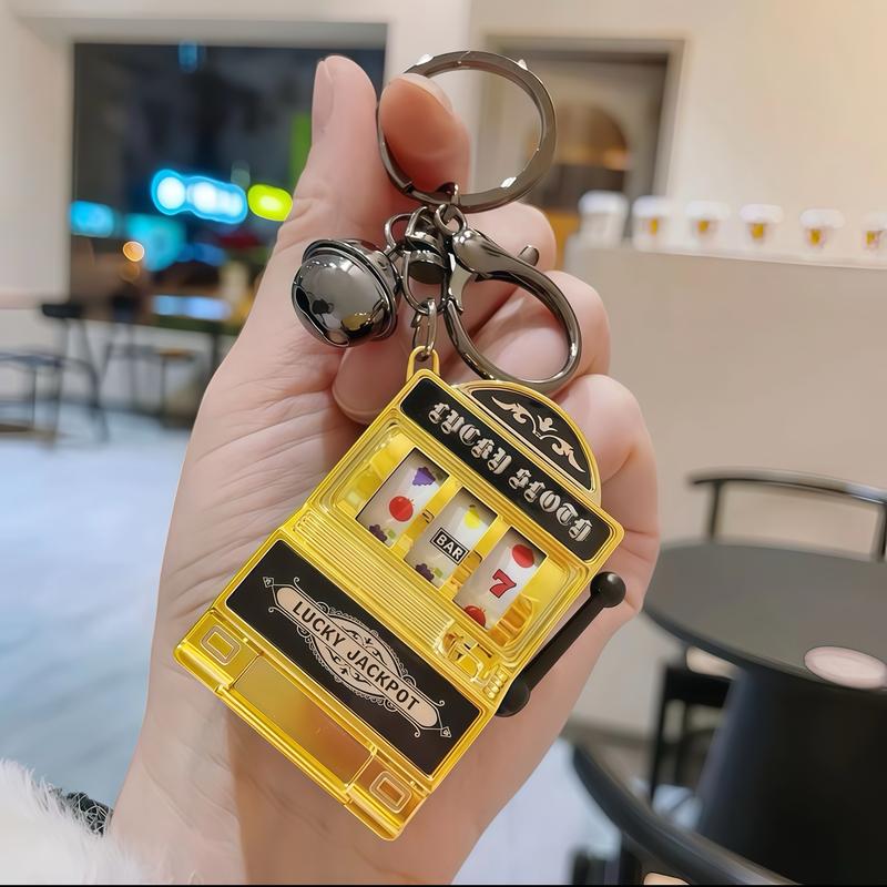 Mini Spinning Machine keychain Cool Designed Keychain Creative Keychain Stress Relief Keychain - soufeelau