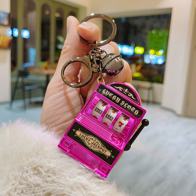 Mini Spinning Machine keychain Cool Designed Keychain Creative Keychain Stress Relief Keychain - soufeelau