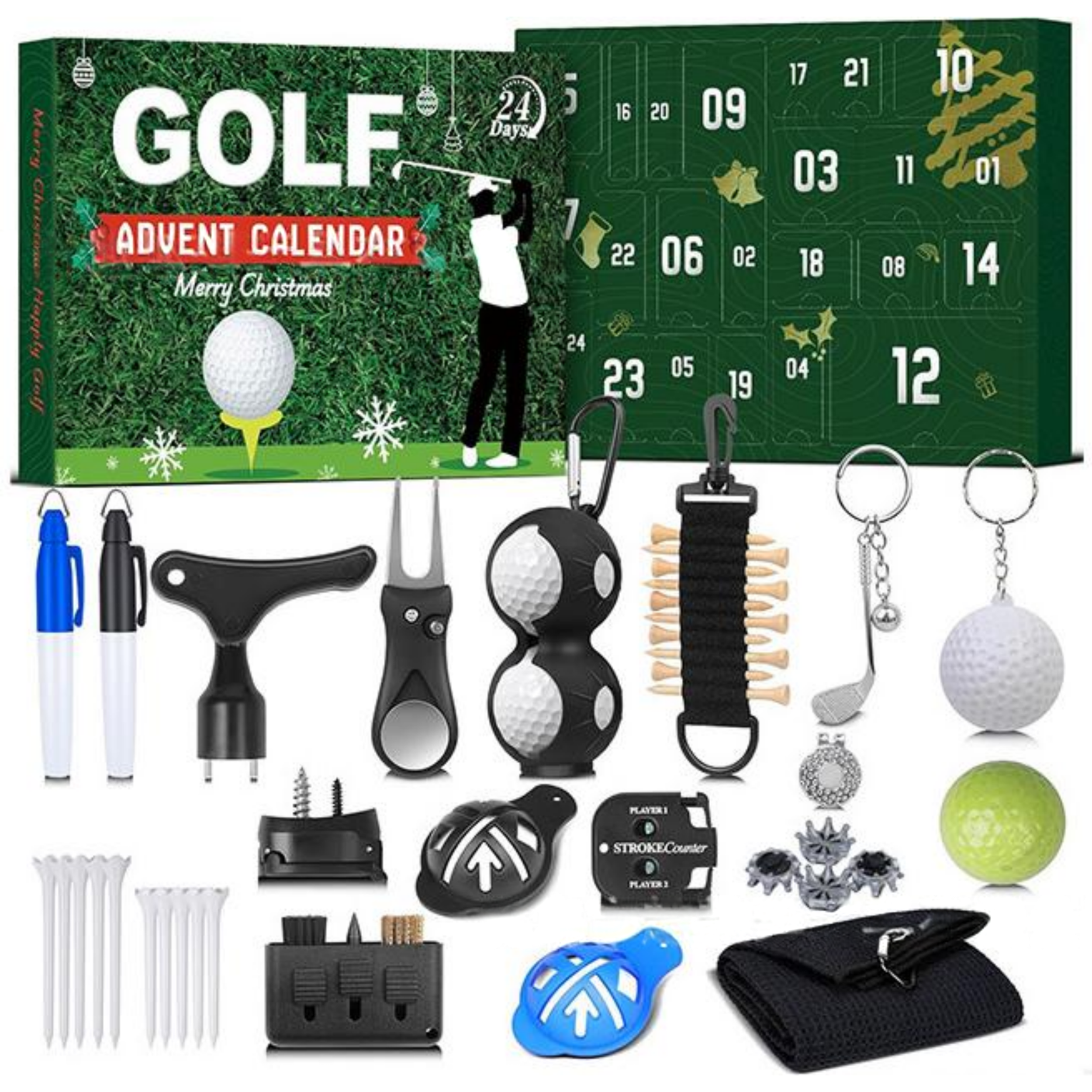 Golf Tools Advent Calendar Gift for Him Christmas Gifts - soufeelau
