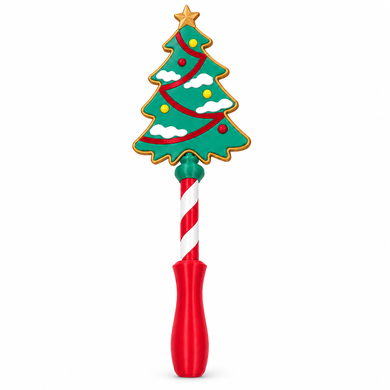 3D Printed Wand Tap-to-Pay Card Holder – Christmas Magic Wand Bank Card Sleeve, Access Card Cover & Novelty Gift - soufeelau