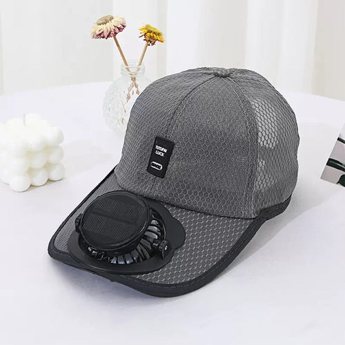 Solar Fan Hat Solar Powered Cooling Cap - soufeelau