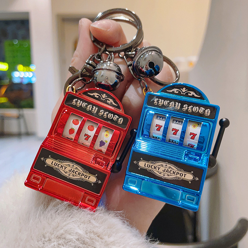 Mini Spinning Machine keychain Cool Designed Keychain Creative Keychain Stress Relief Keychain - soufeelau
