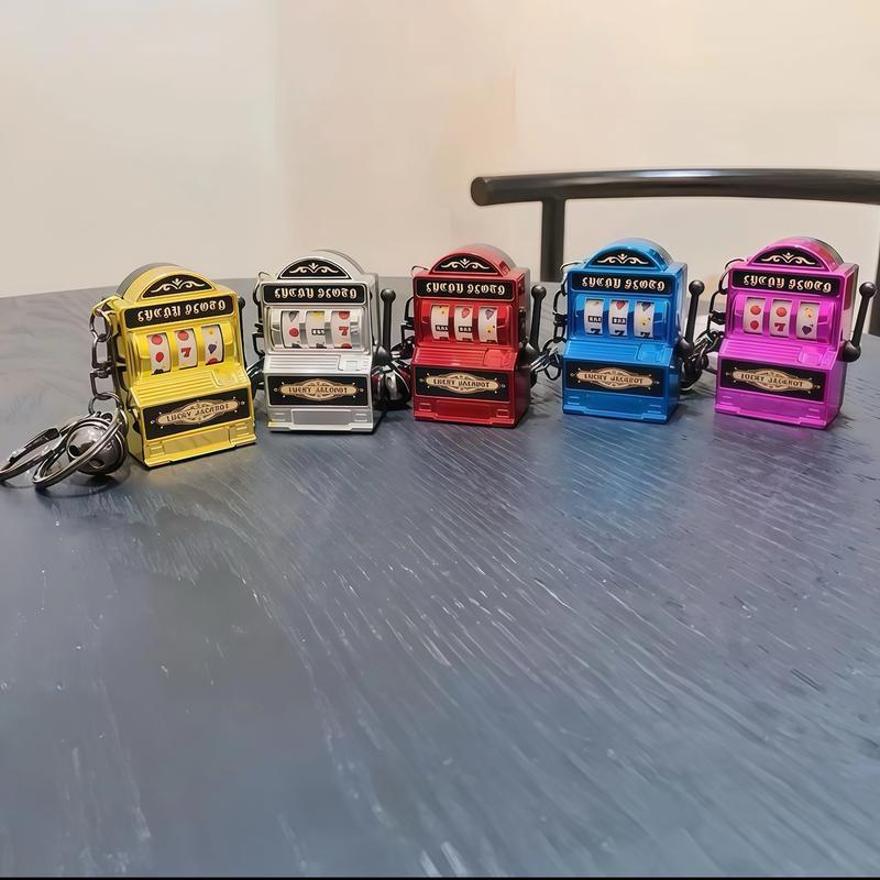 Mini Spinning Machine keychain Cool Designed Keychain Creative Keychain Stress Relief Keychain - soufeelau