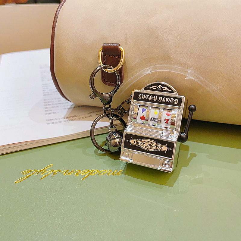 Mini Spinning Machine keychain Cool Designed Keychain Creative Keychain Stress Relief Keychain - soufeelau