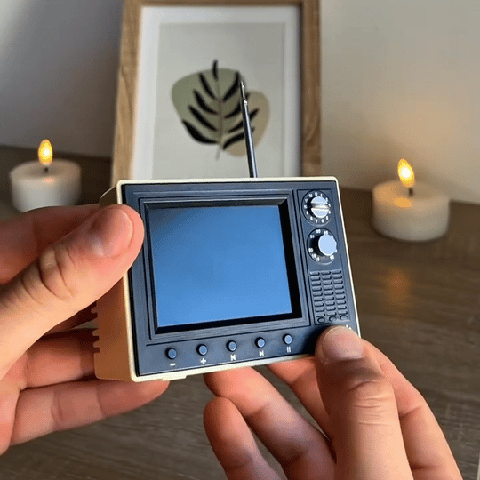 Retro Mini TV Video Player with Usb Interface Retro-Style Gift for Your Lover - soufeelau