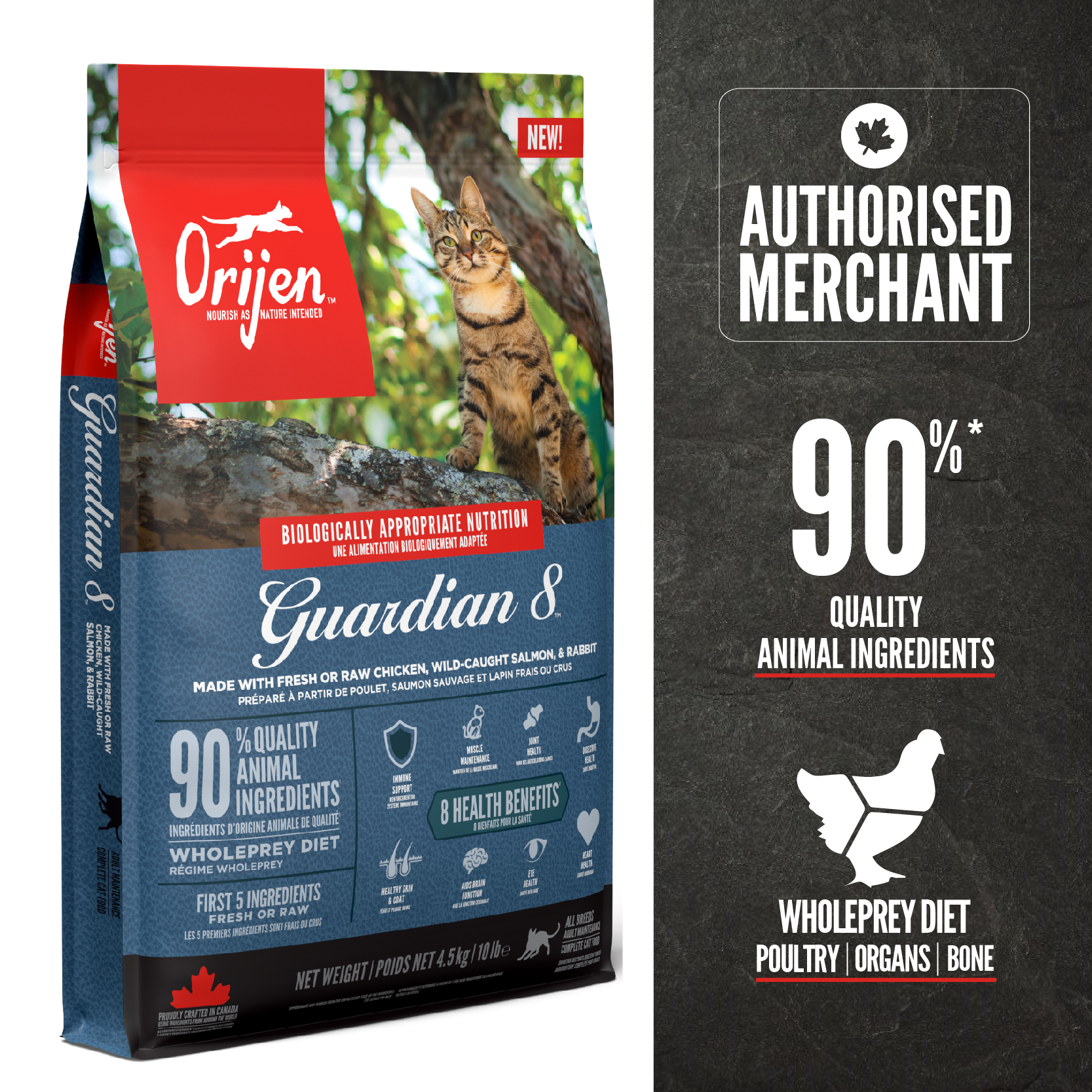 ORIJEN Freeze-Dried Infused Guardian 8 Recipe Dry Food