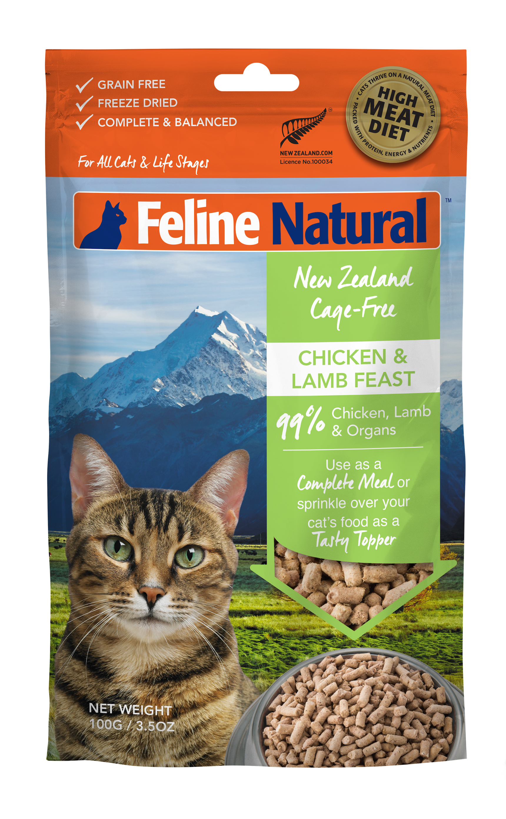 Feline Natural Freeze Dried Cat Food