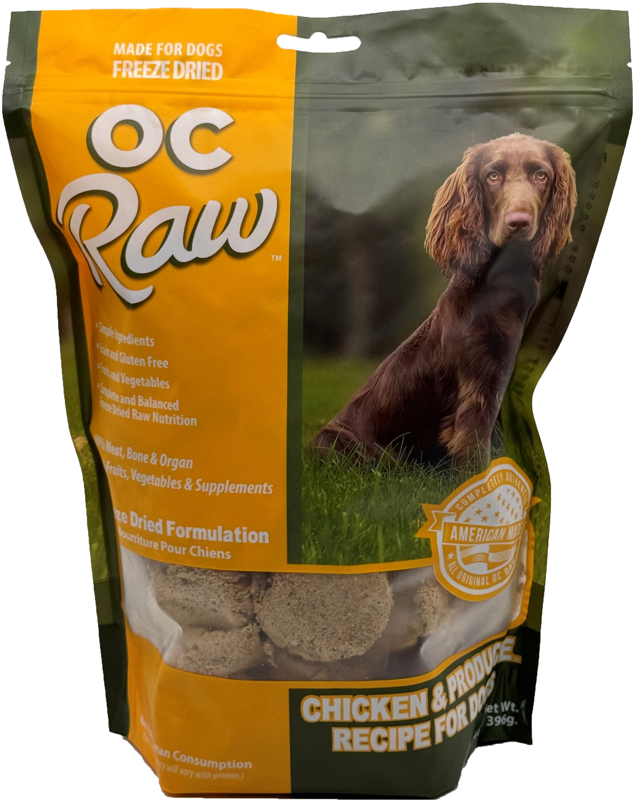OC Raw Freeze Dried Dog Food