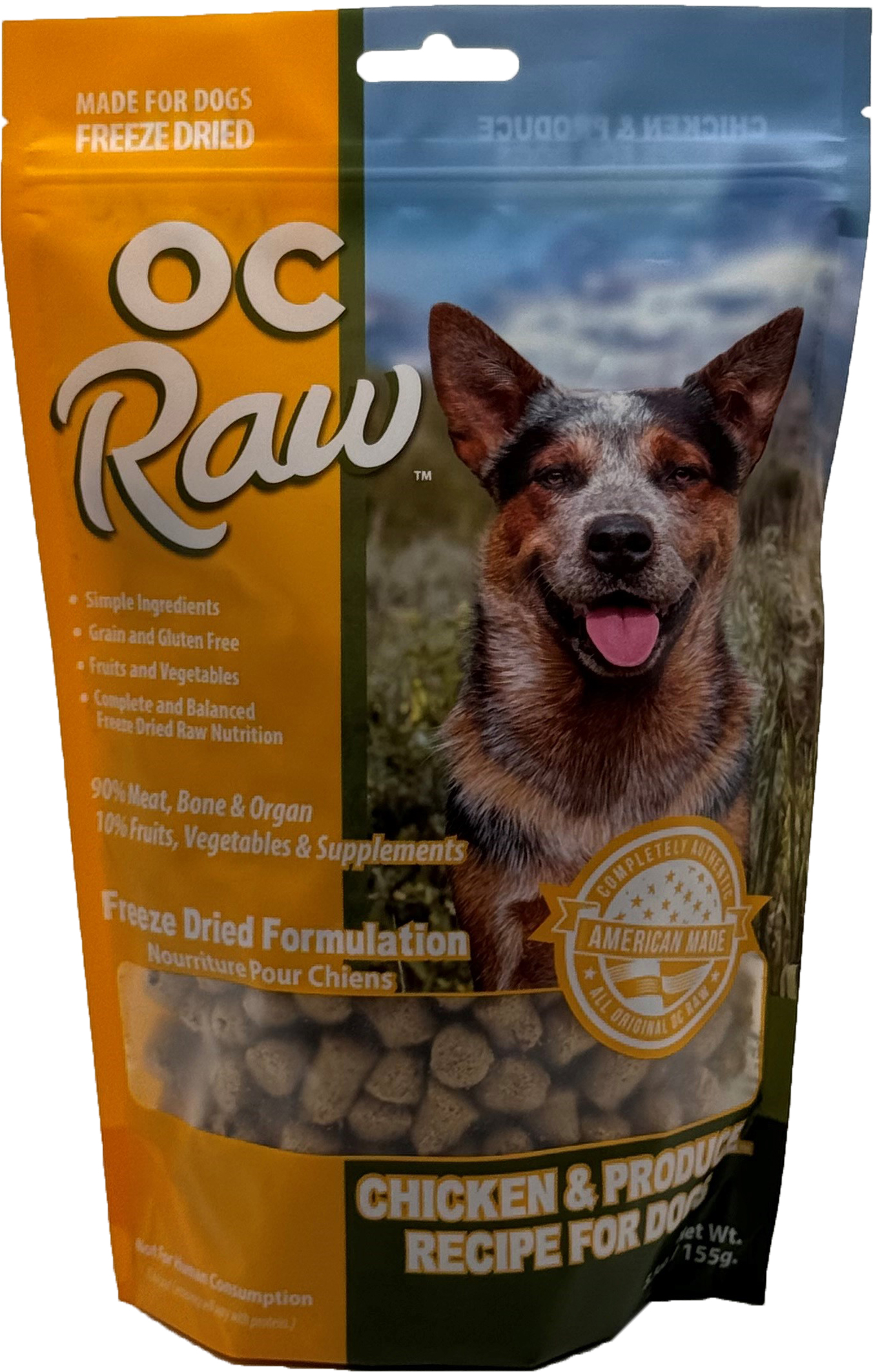 OC Raw Freeze Dried Meaty Rox Toppers Dog Food