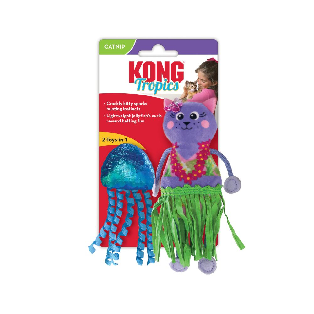 Kong Tropics Hula (2 pcs) Cat Toy