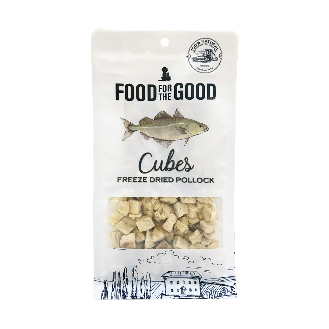Food For the Good Freeze Dried and Air Dried Cubes Cat & Dog Treats