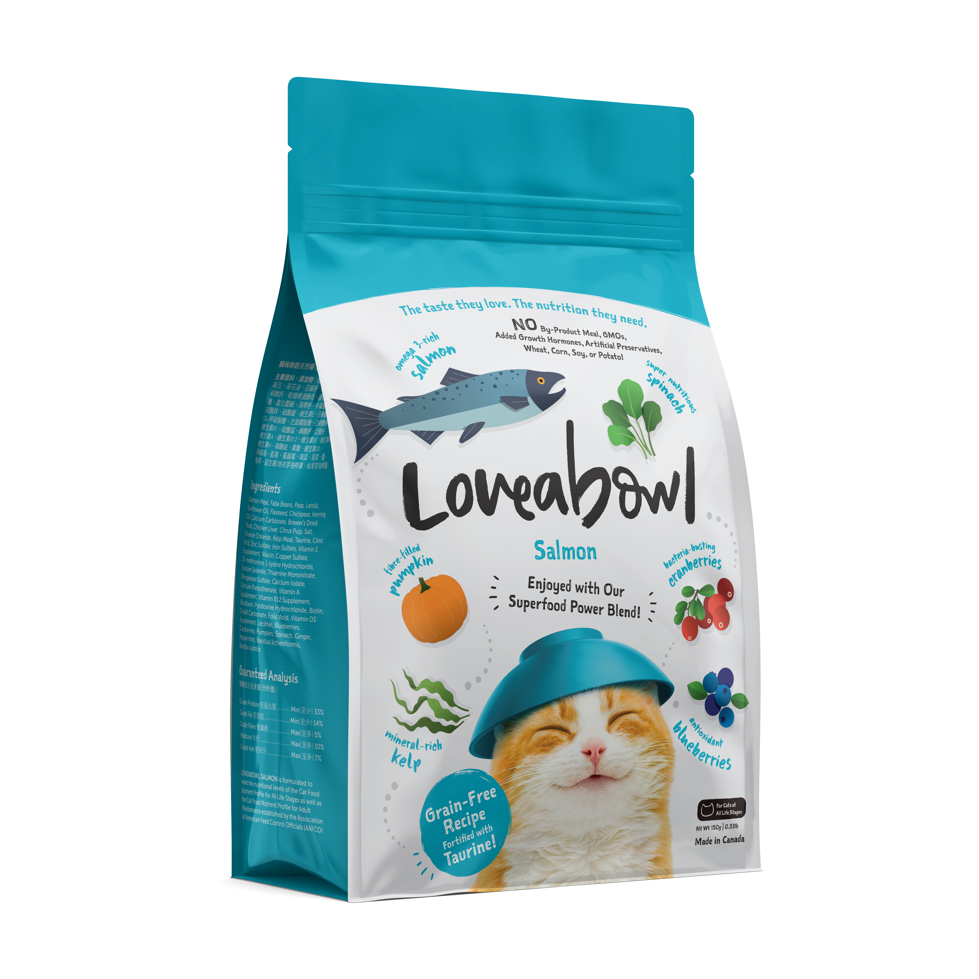 Loveabowl Grain Free Dry Cat Food (Salmon)