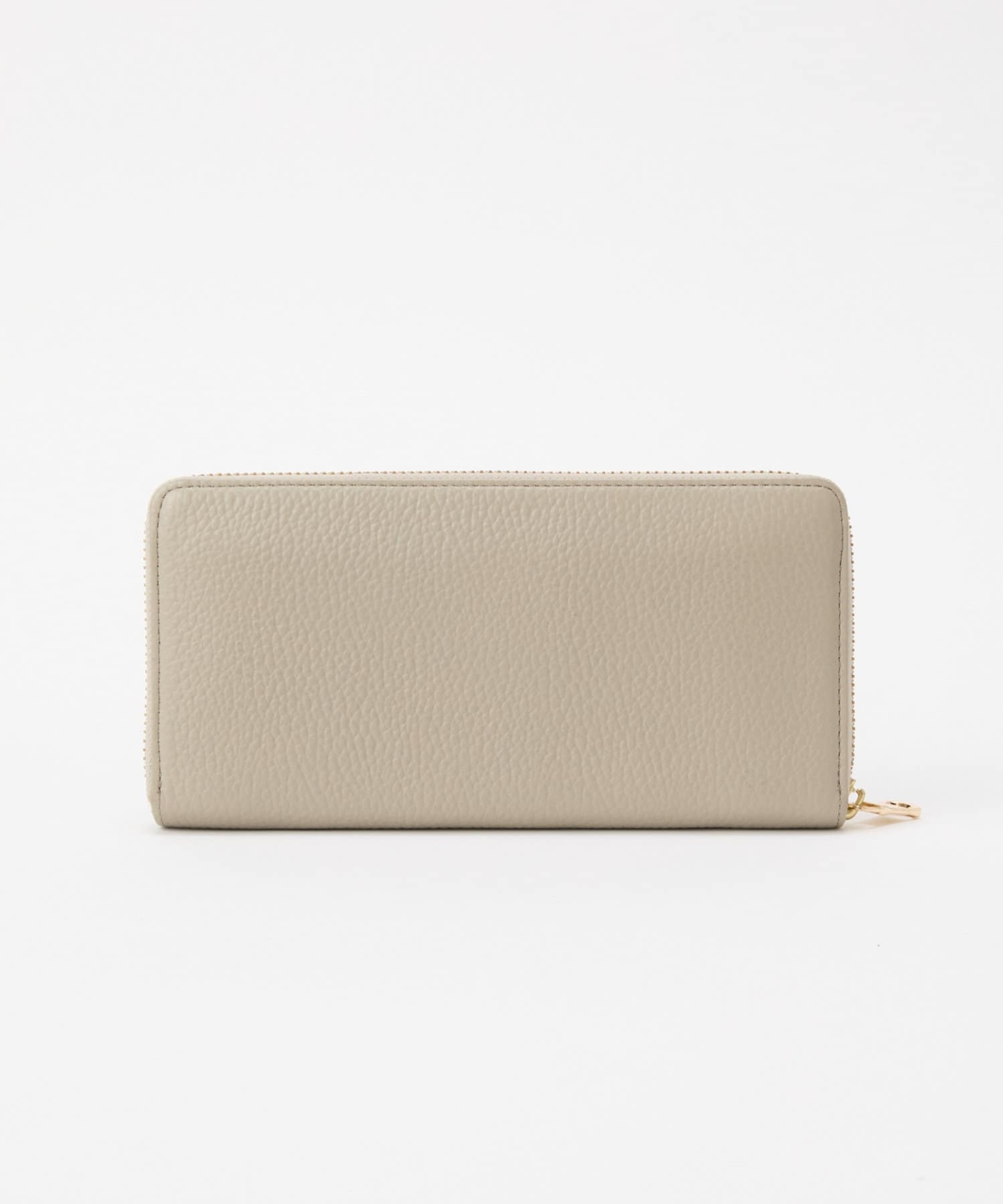 Russet Monogram Plate Round Zip Wallet