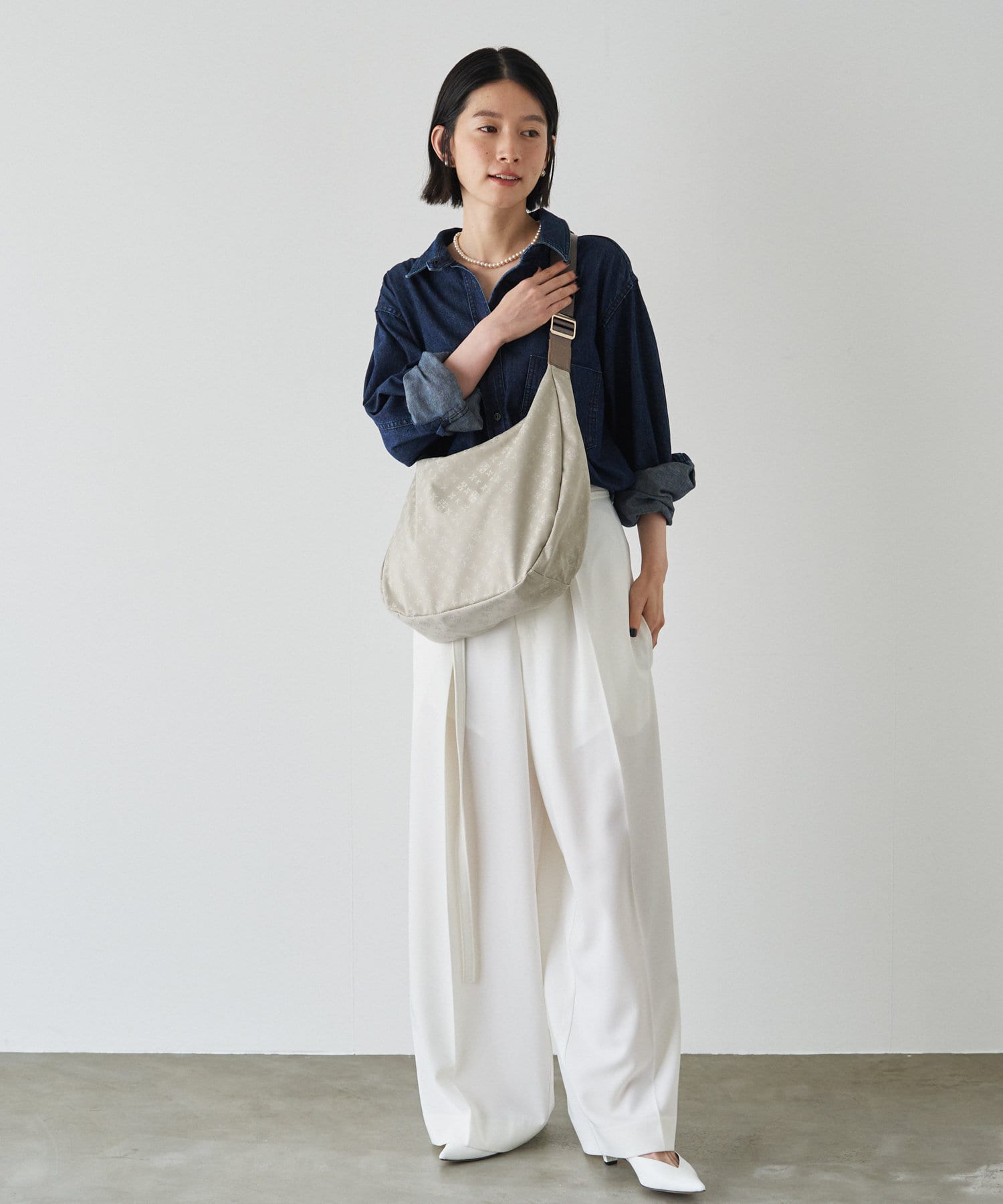 Russet Round Big Shoulder Bag