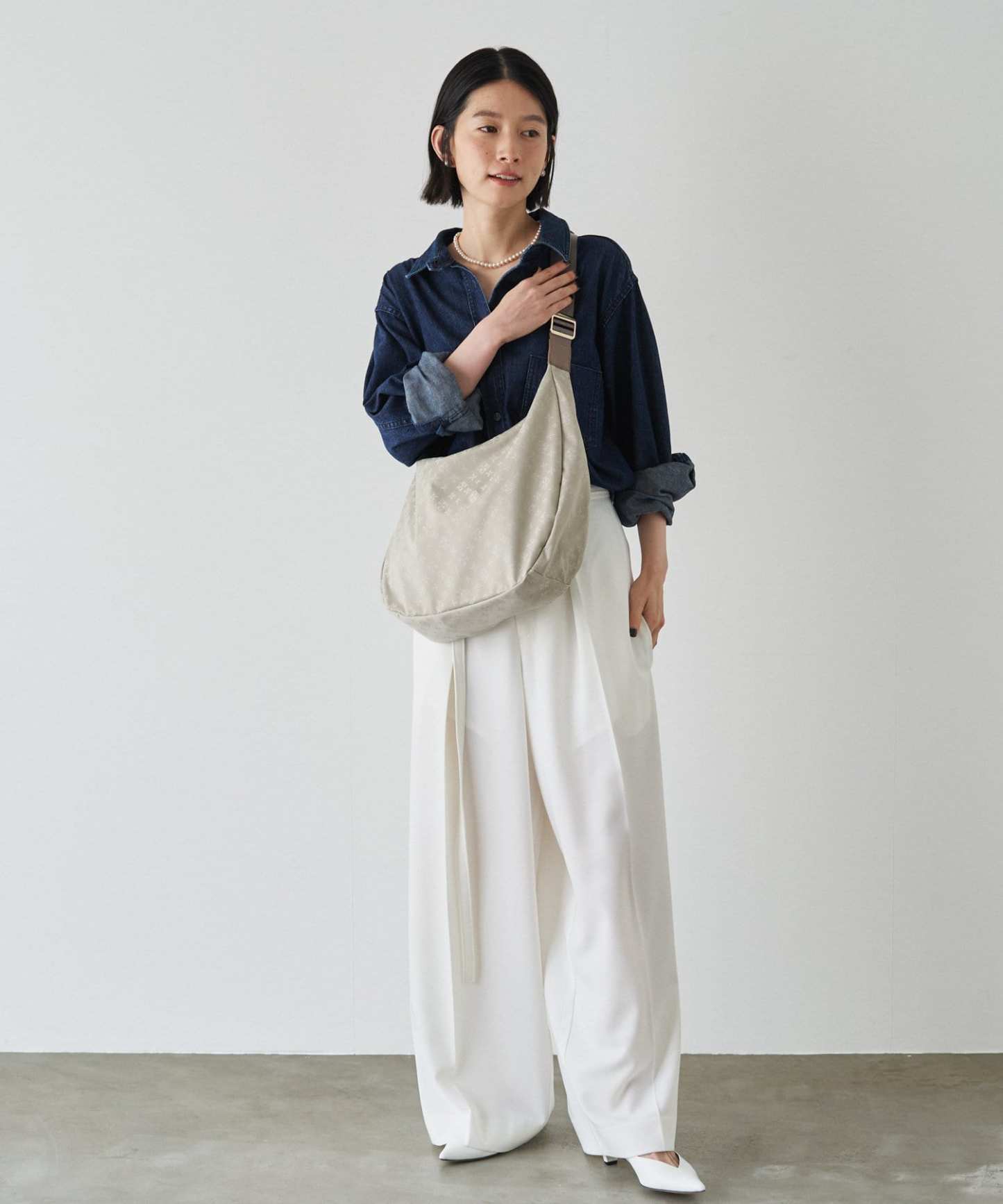 Russet Round Big Shoulder Bag