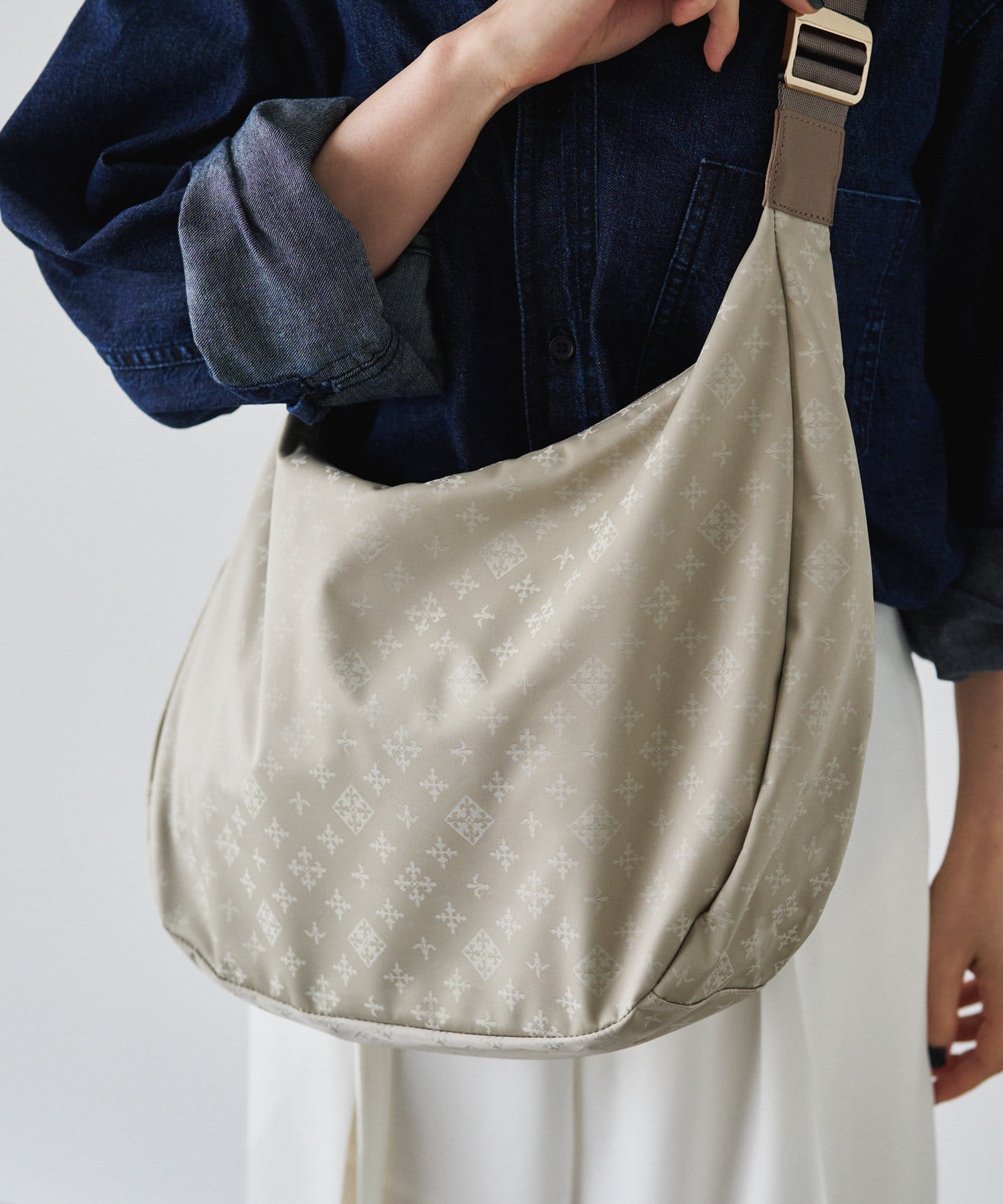 Russet Round Big Shoulder Bag