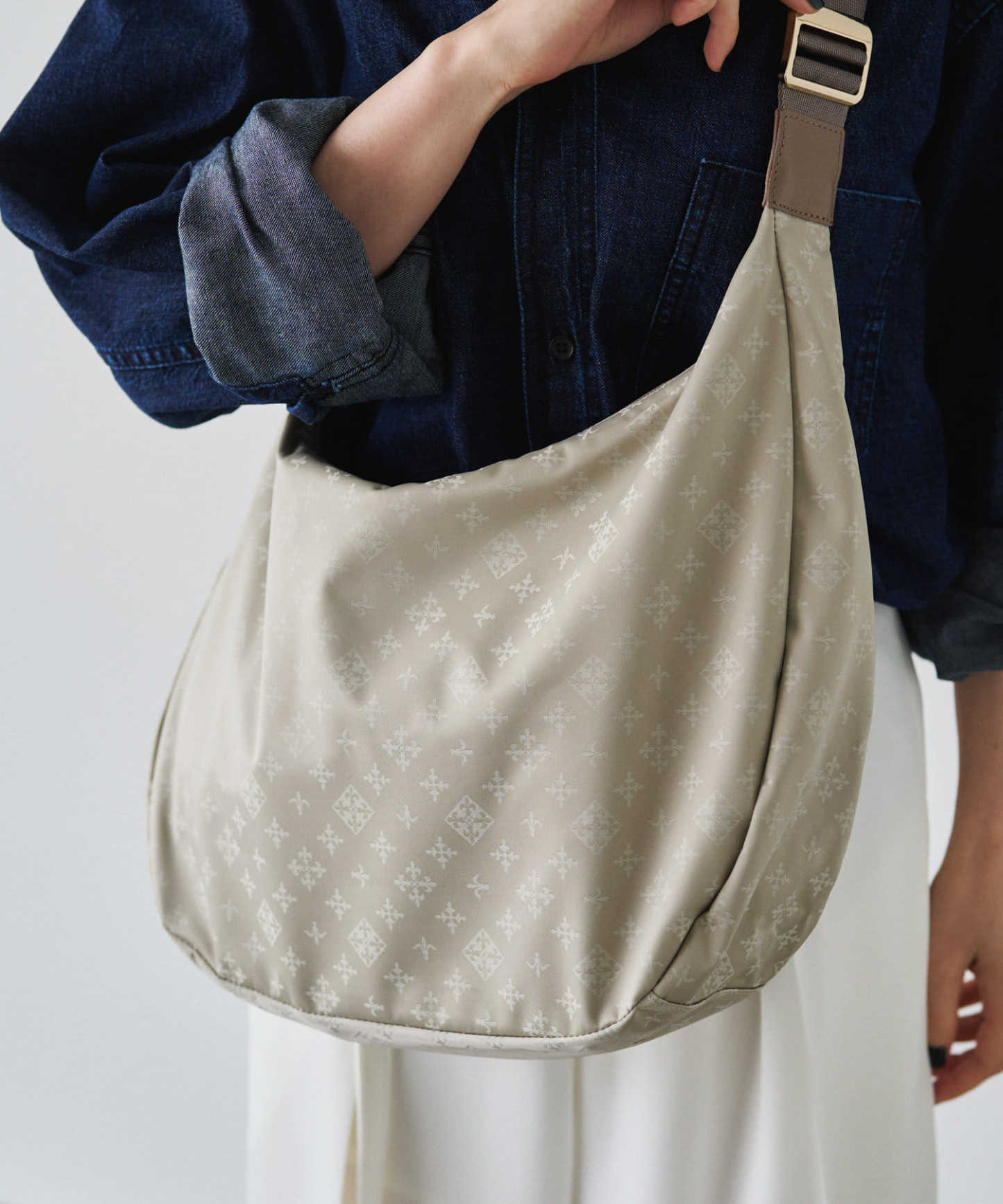 Russet Round Big Shoulder Bag