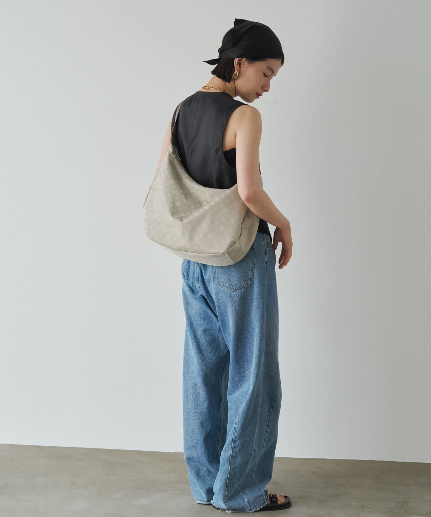 Russet Round Big Shoulder Bag