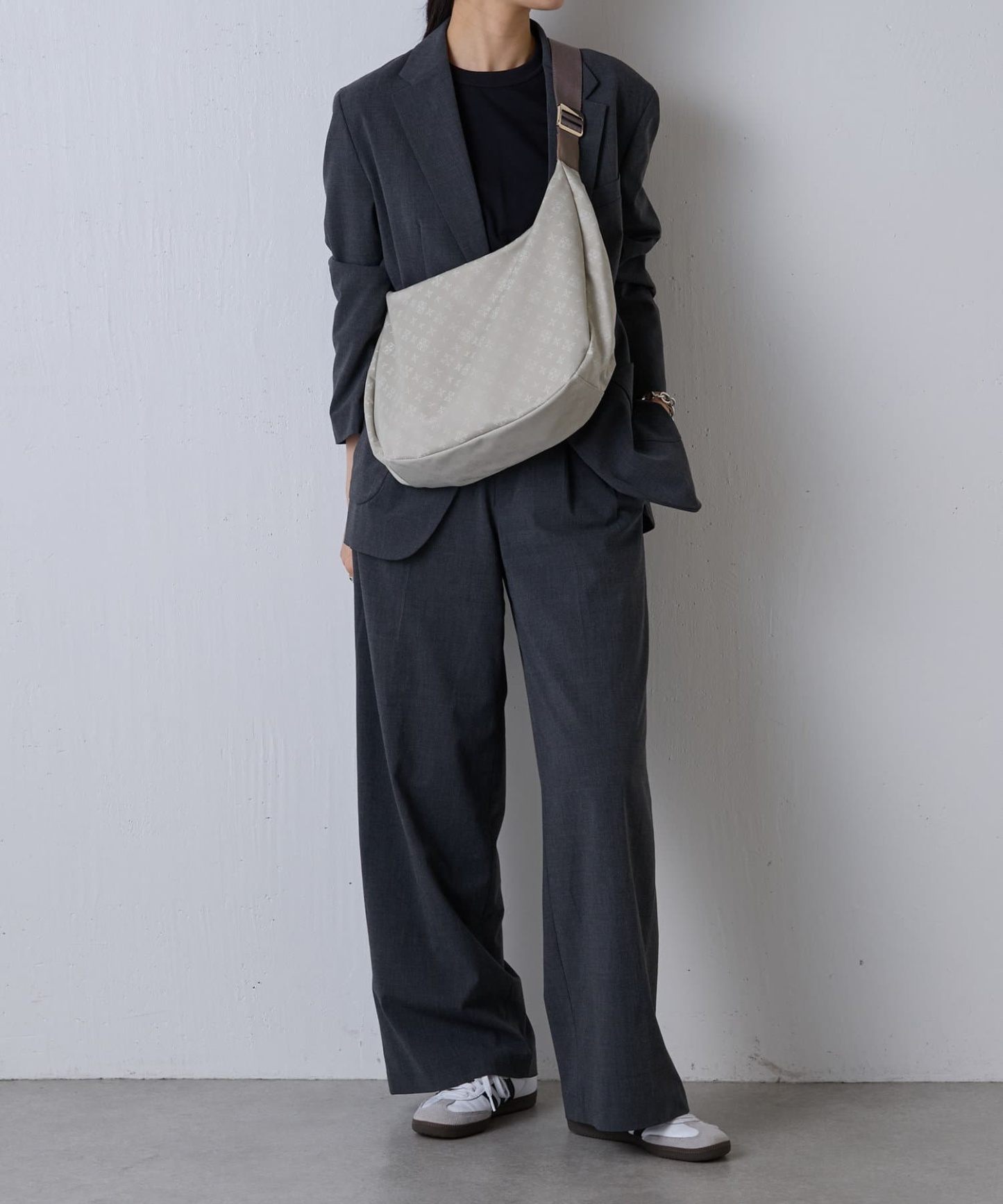 Russet Round Big Shoulder Bag